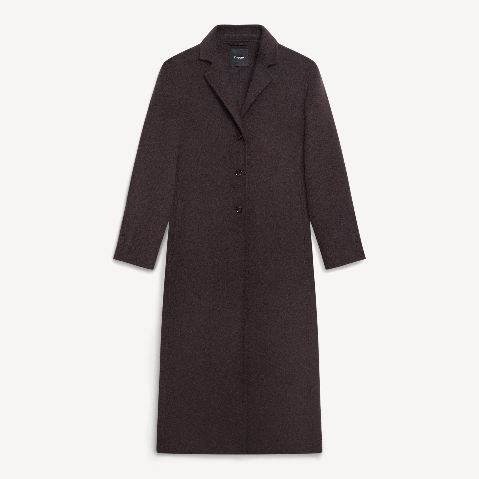 Blazer Coat in Brushed Double-Face Wool