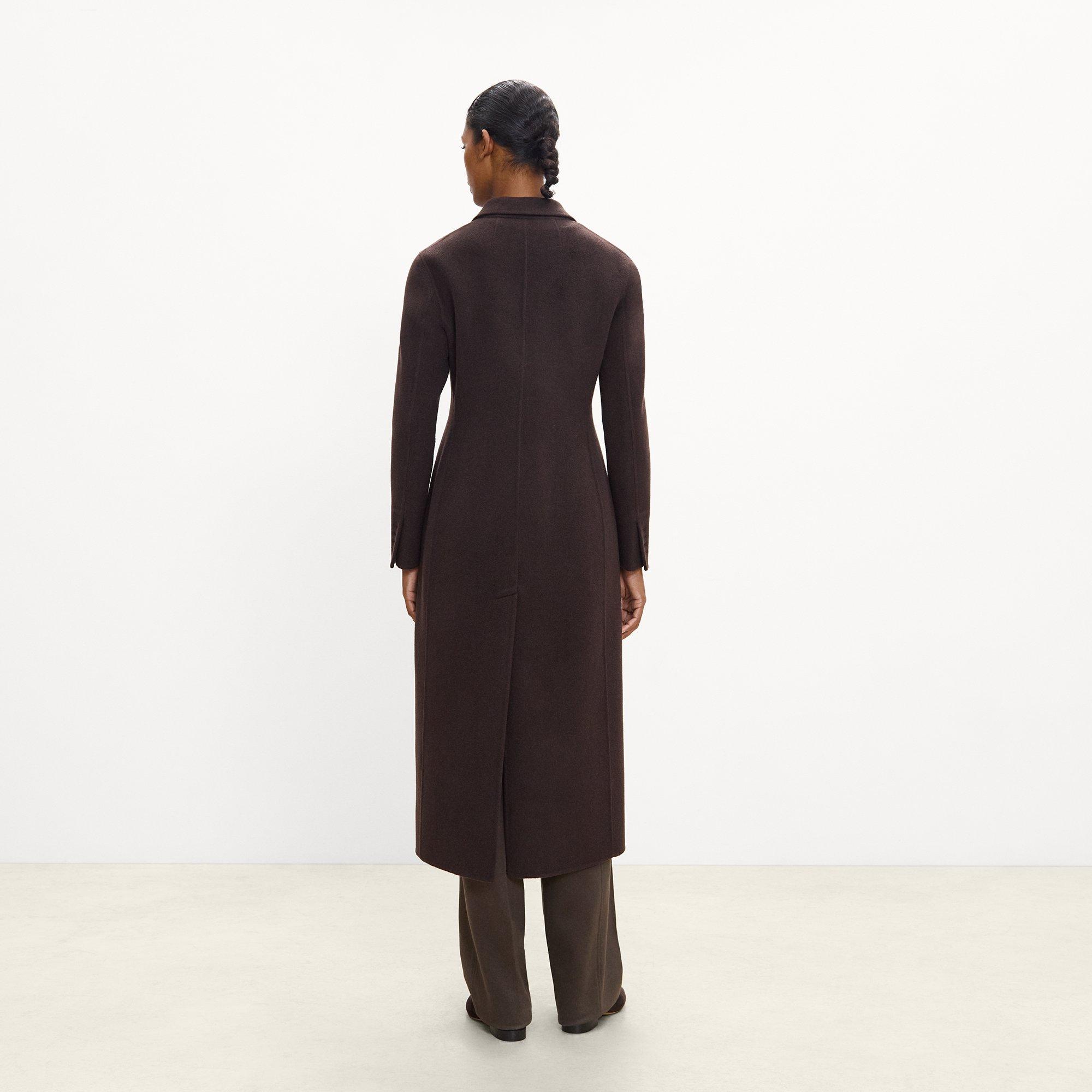 Blazer Coat in Brushed Double-Face Wool
