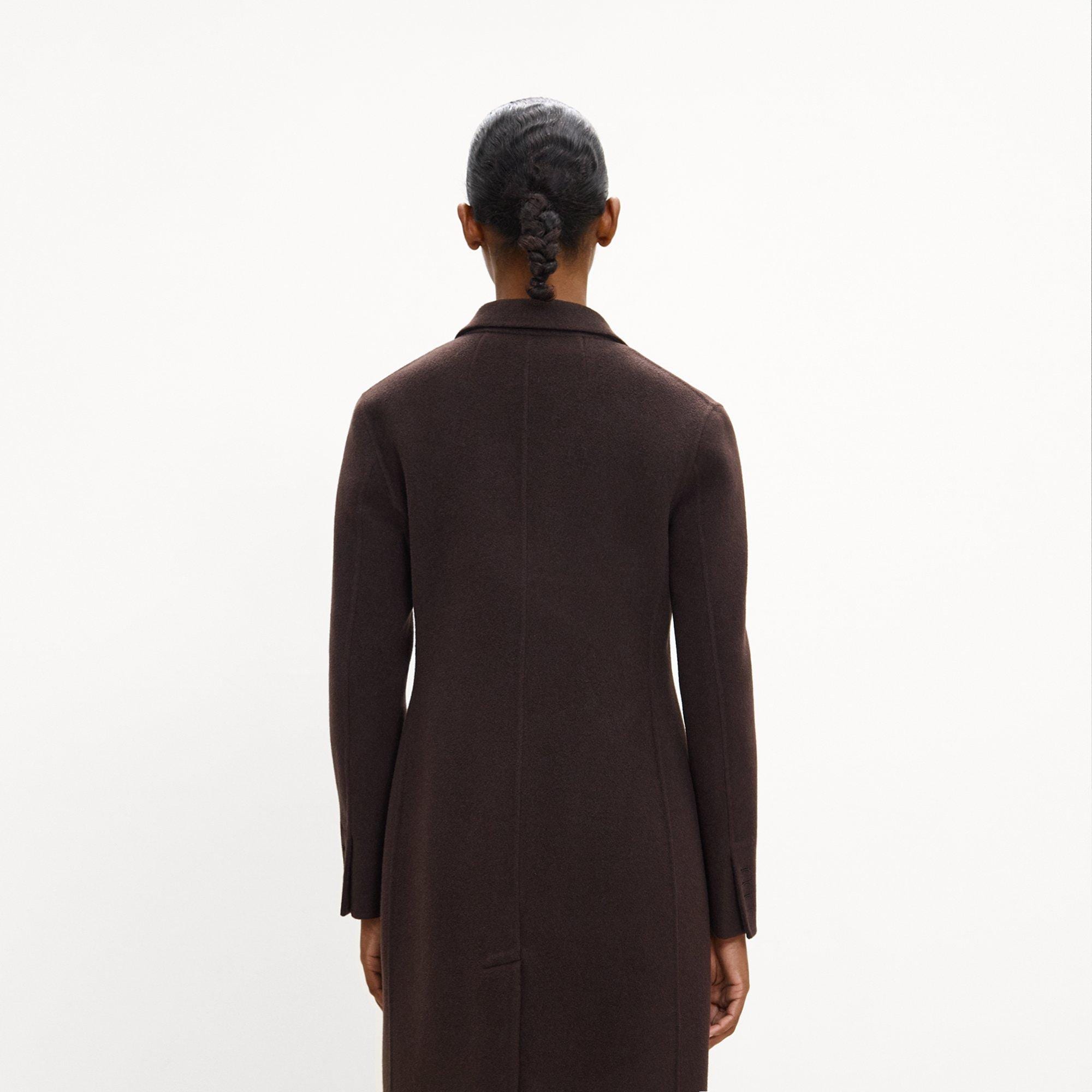 Blazer Coat in Brushed Double-Face Wool
