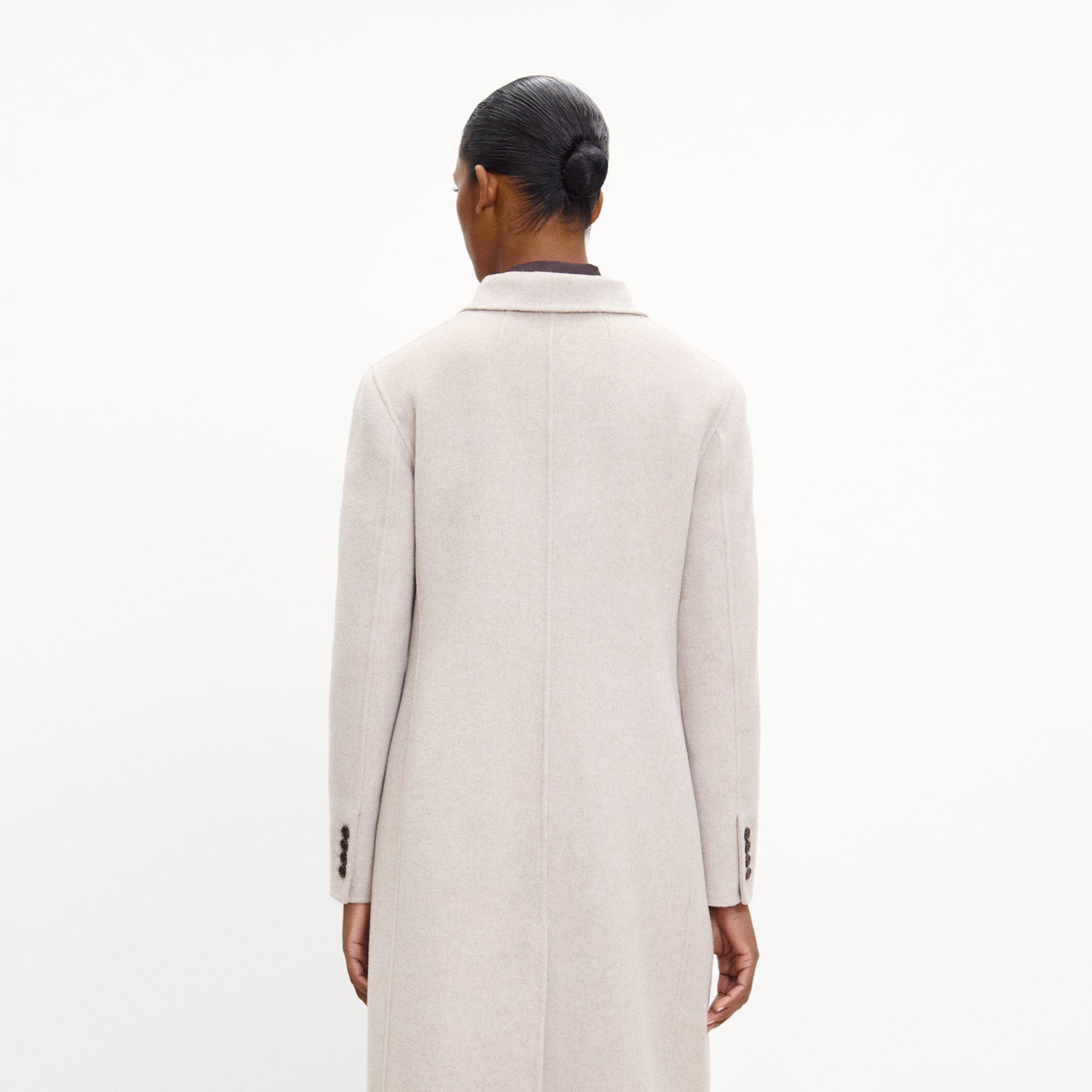 Blazer Coat in Brushed Double-Face Wool