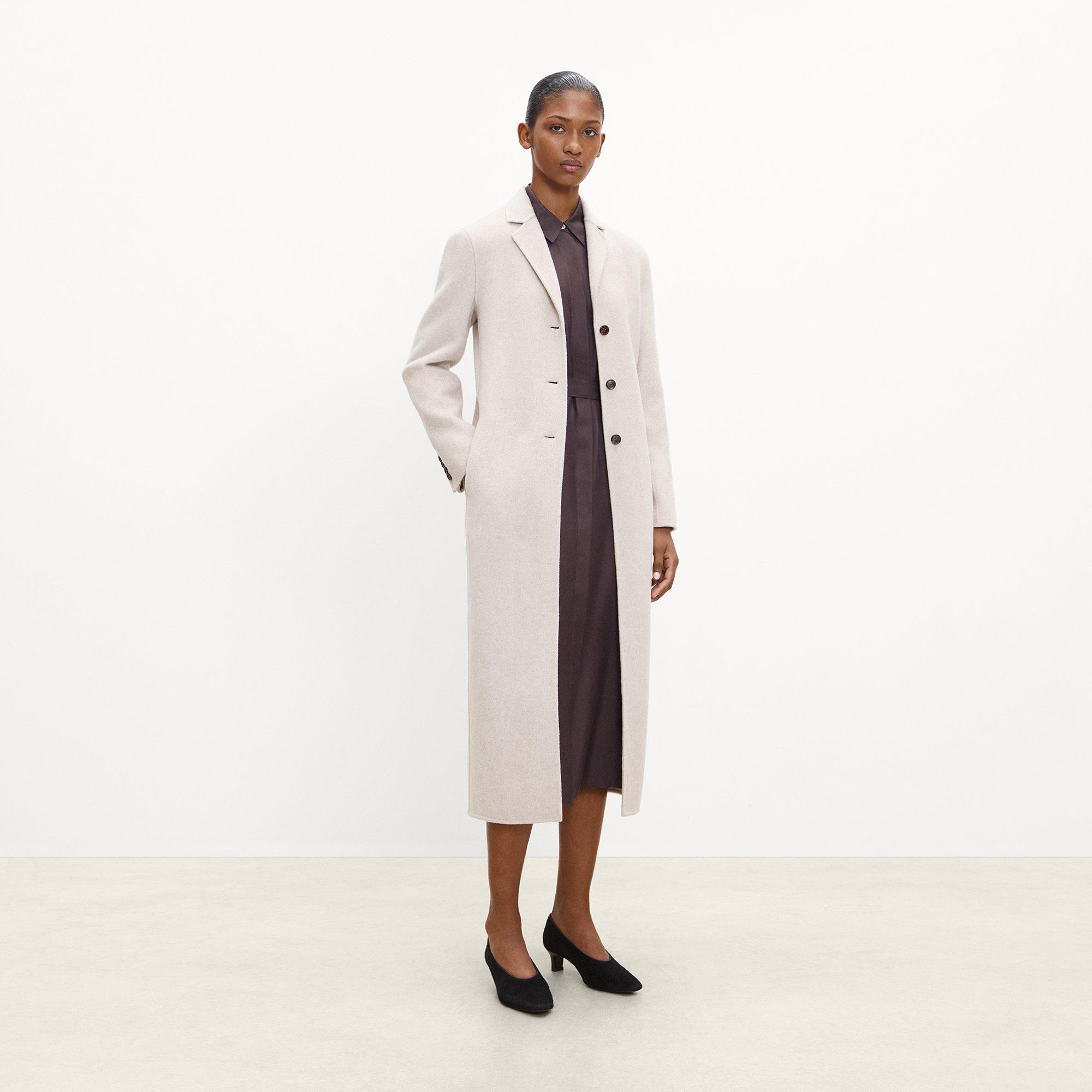 Blazer Coat in Brushed Double-Face Wool