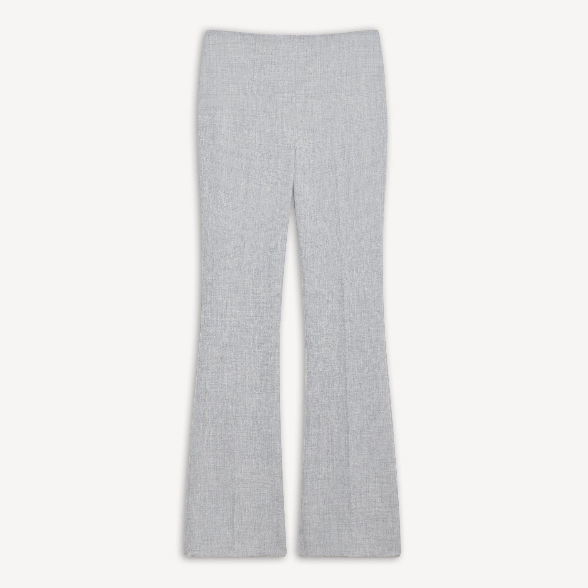 Side-Zip Flare Pant in Bistretch Wool
