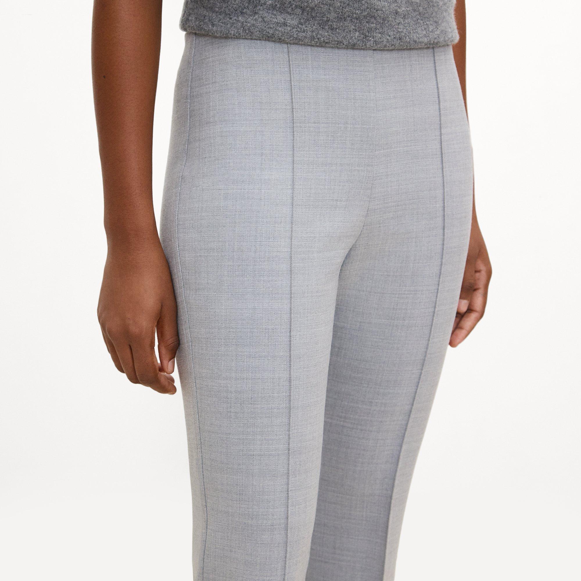 Side-Zip Flare Pant in Bistretch Wool