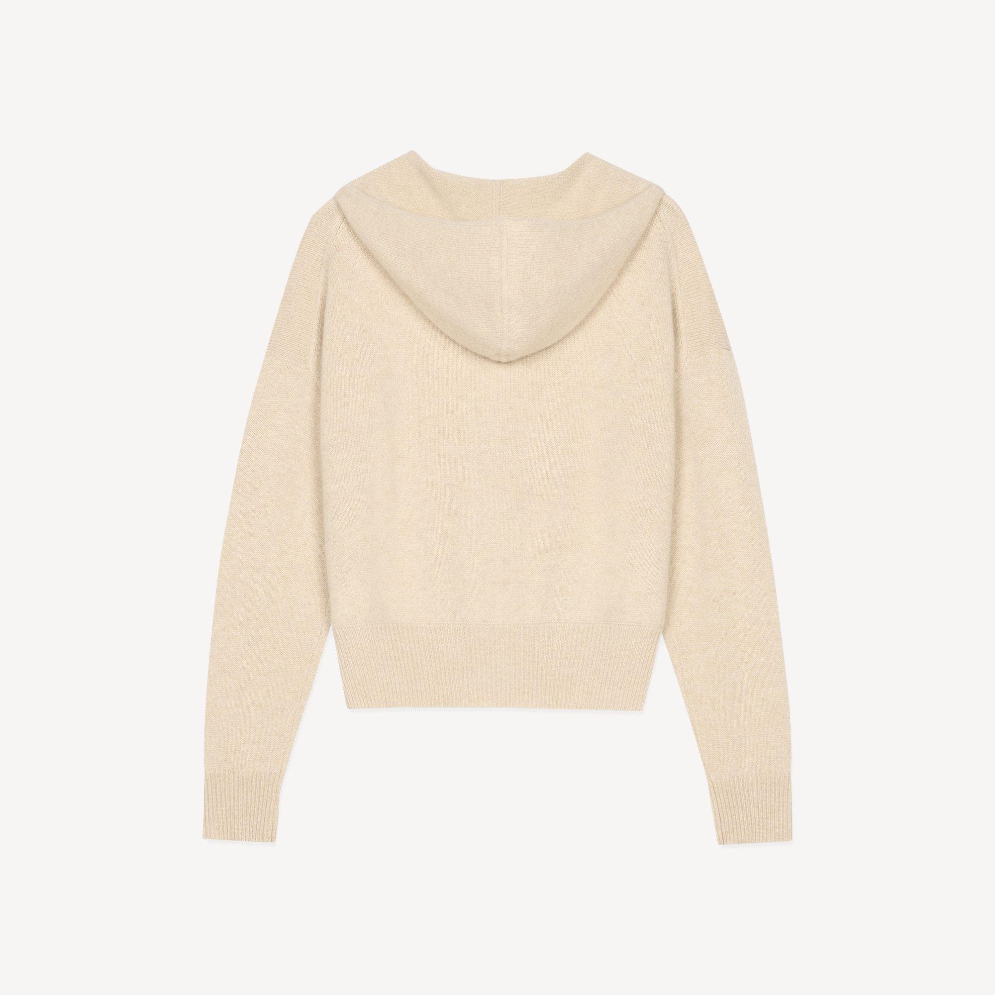 Zip Hoodie in Cashmere