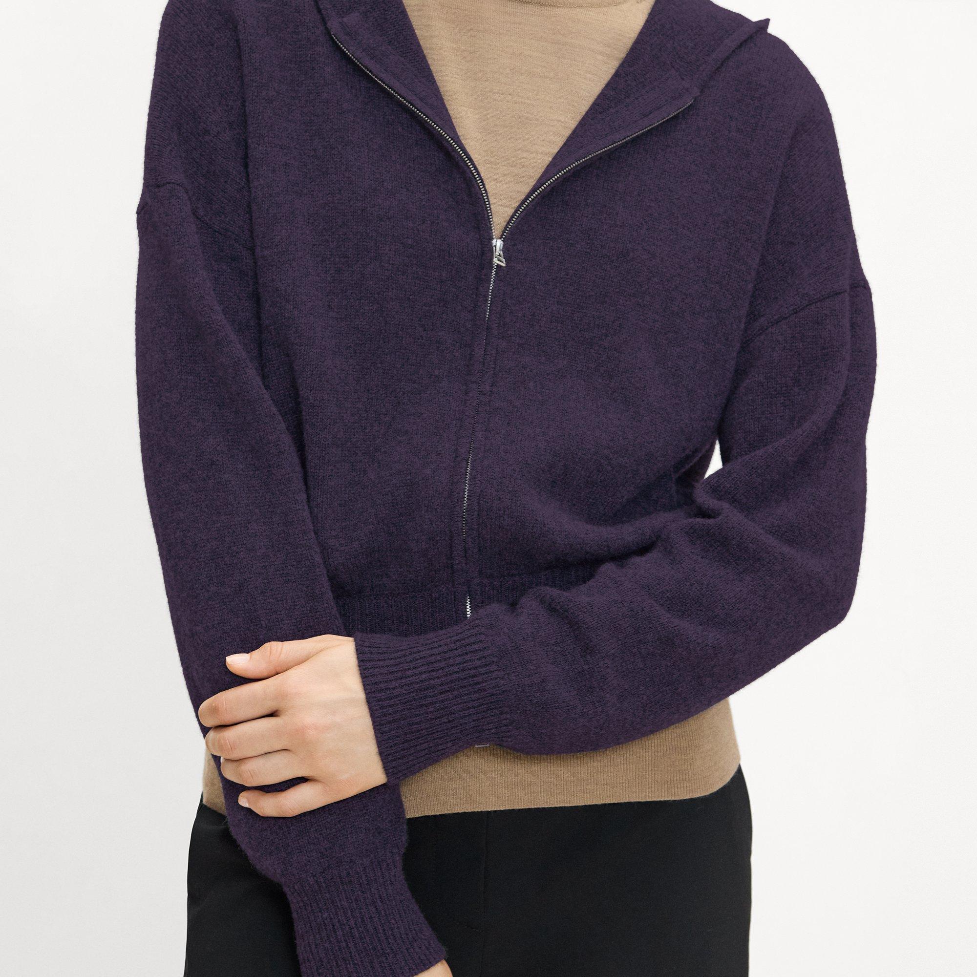 Zip Hoodie in Cashmere