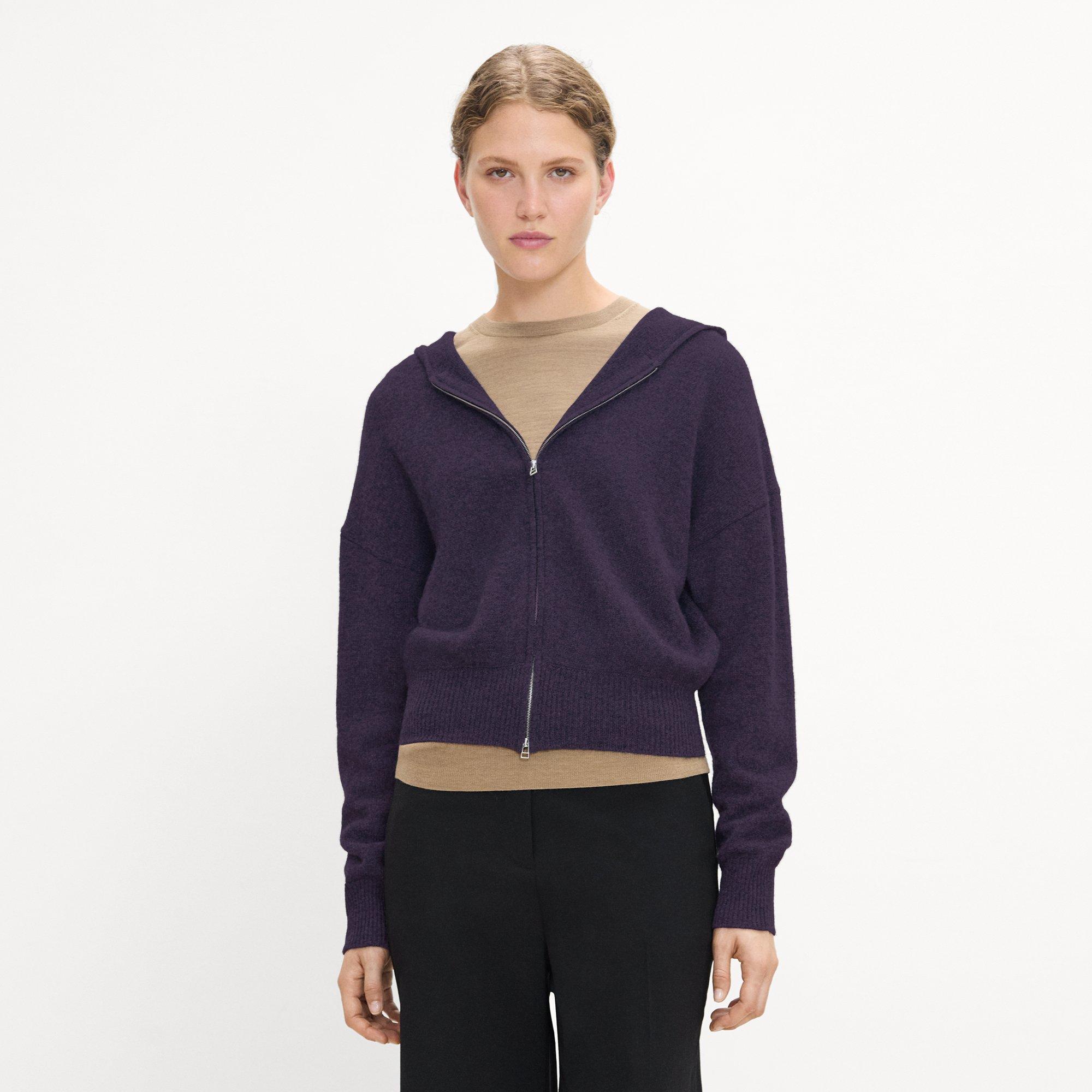 Zip Hoodie in Cashmere