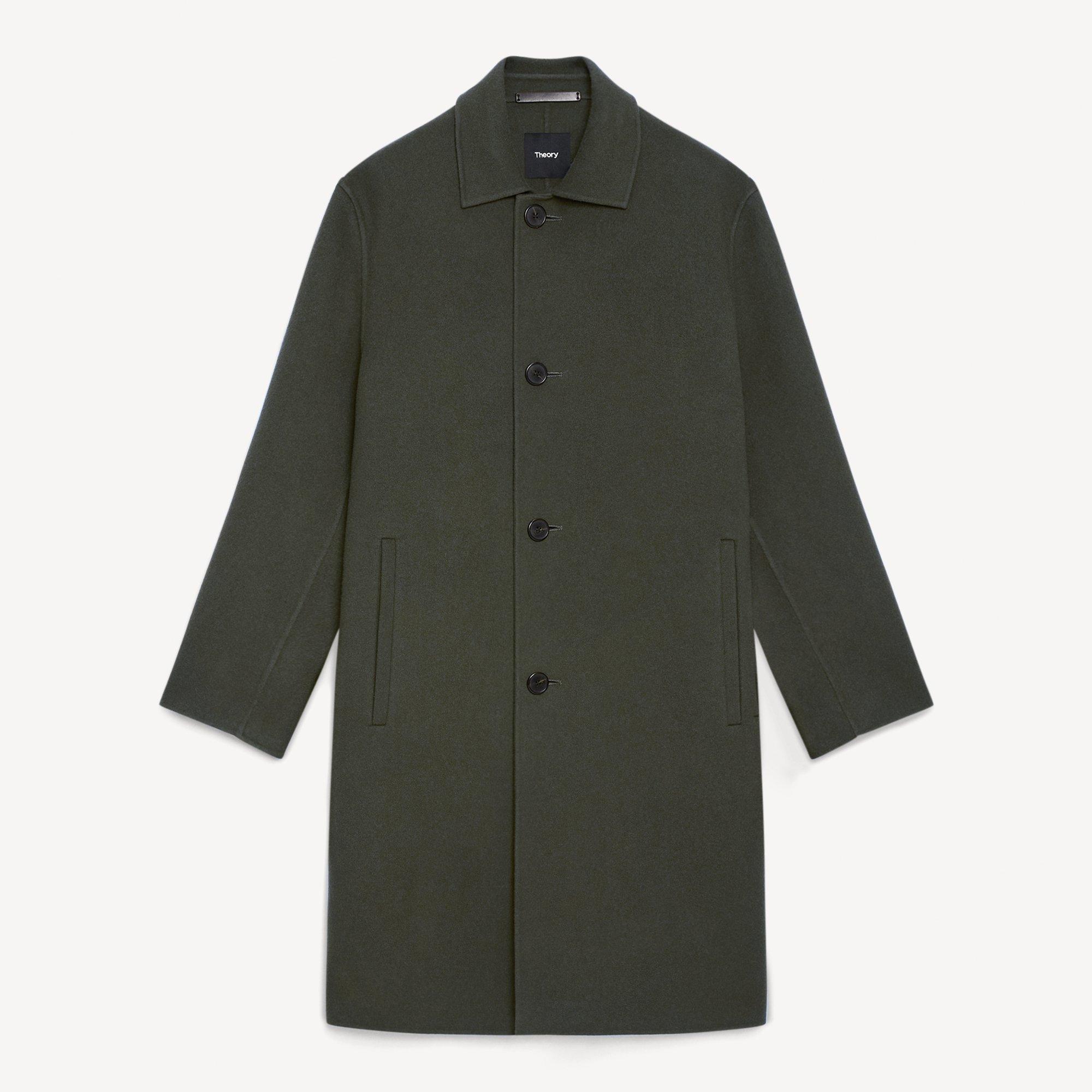 Balmacaan Coat in Plush Melton