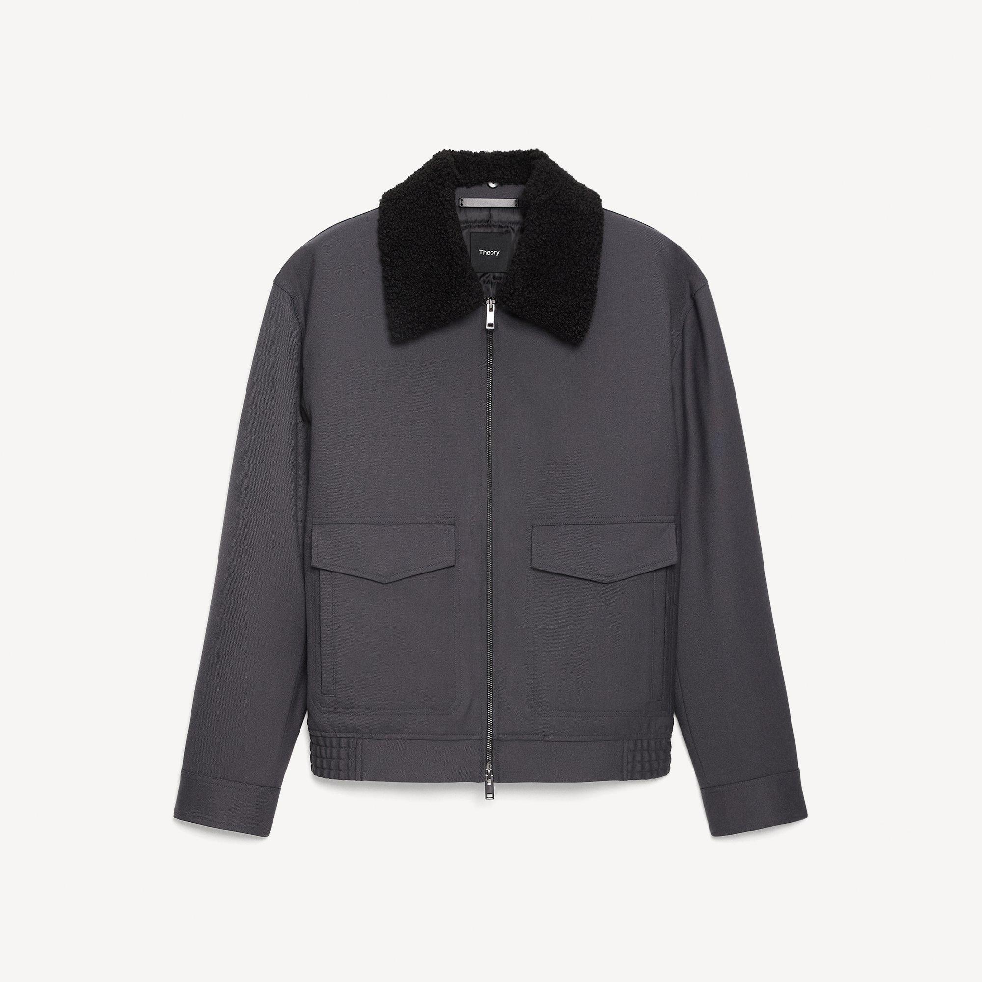 Aviator Jacket in Pressed Twill