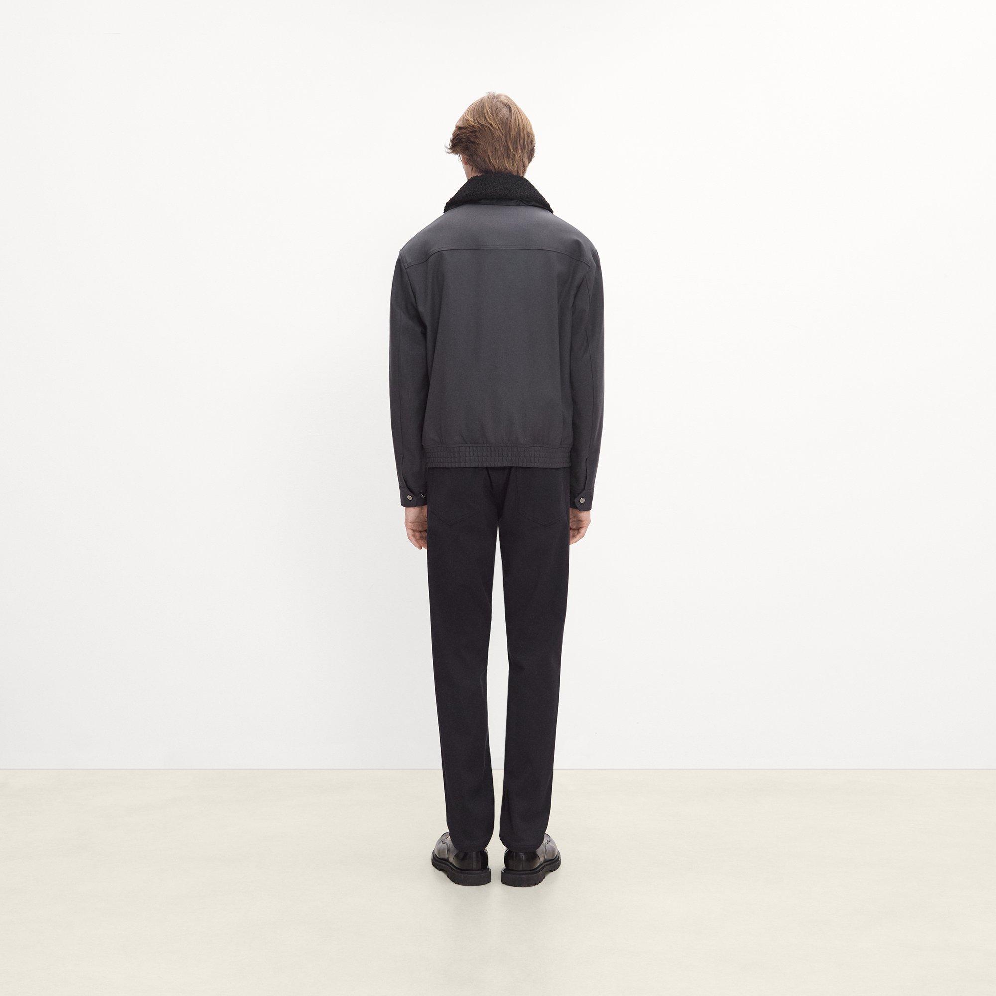 Aviator Jacket in Pressed Twill
