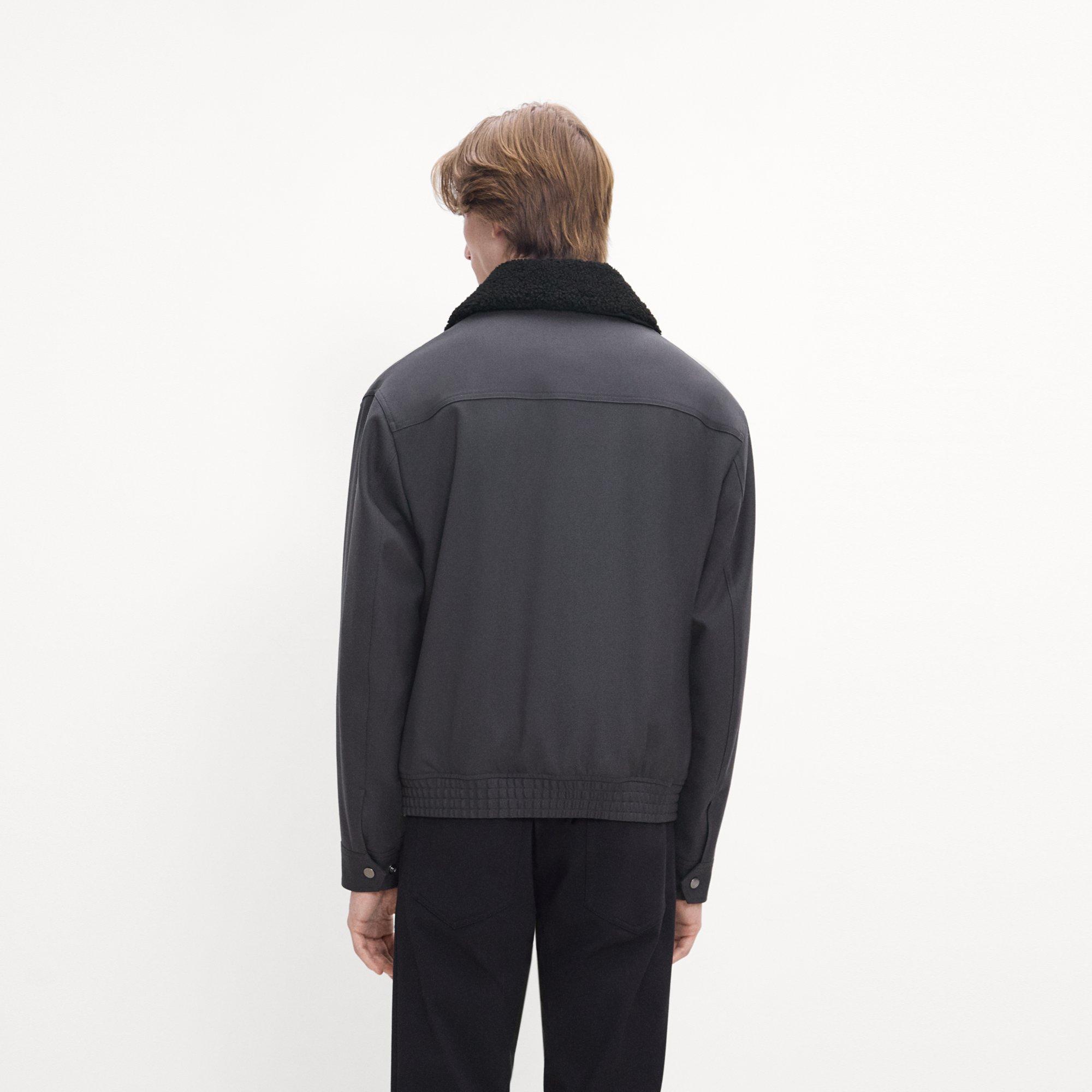 Aviator Jacket in Pressed Twill