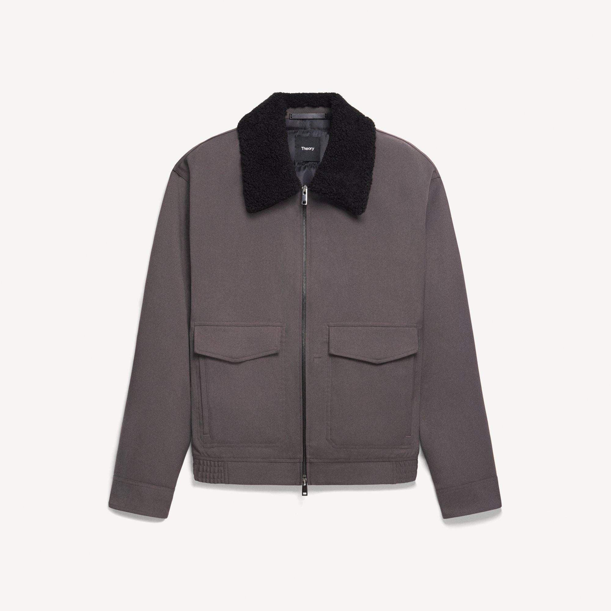 Aviator Jacket in Pressed Twill