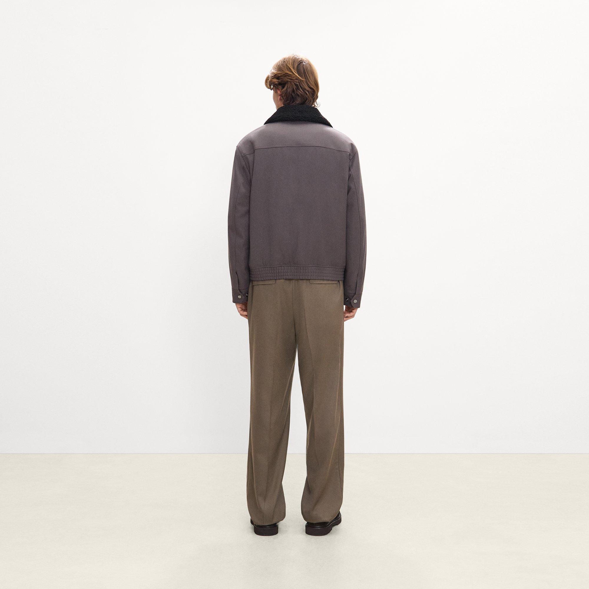 Aviator Jacket in Pressed Twill