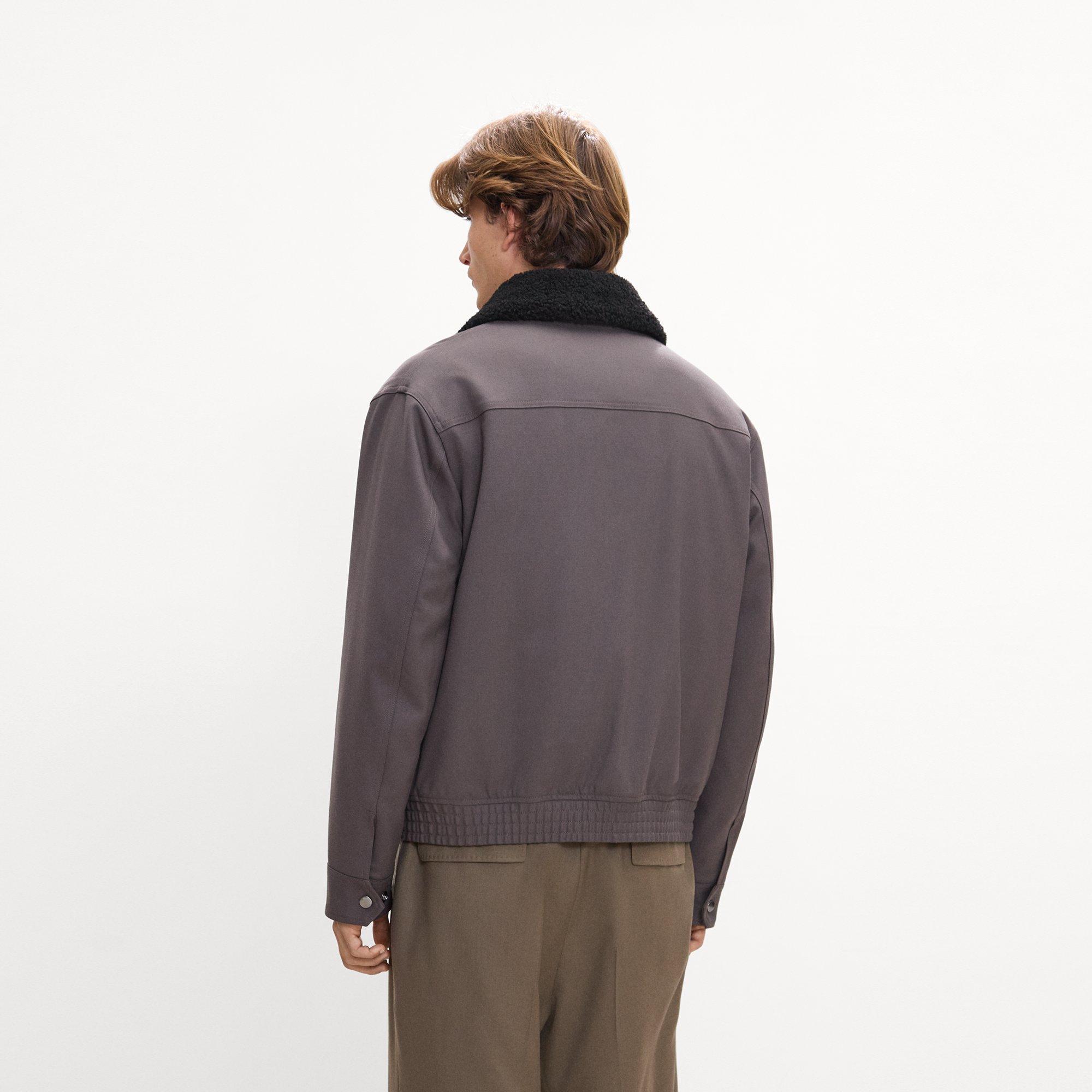 Aviator Jacket in Pressed Twill