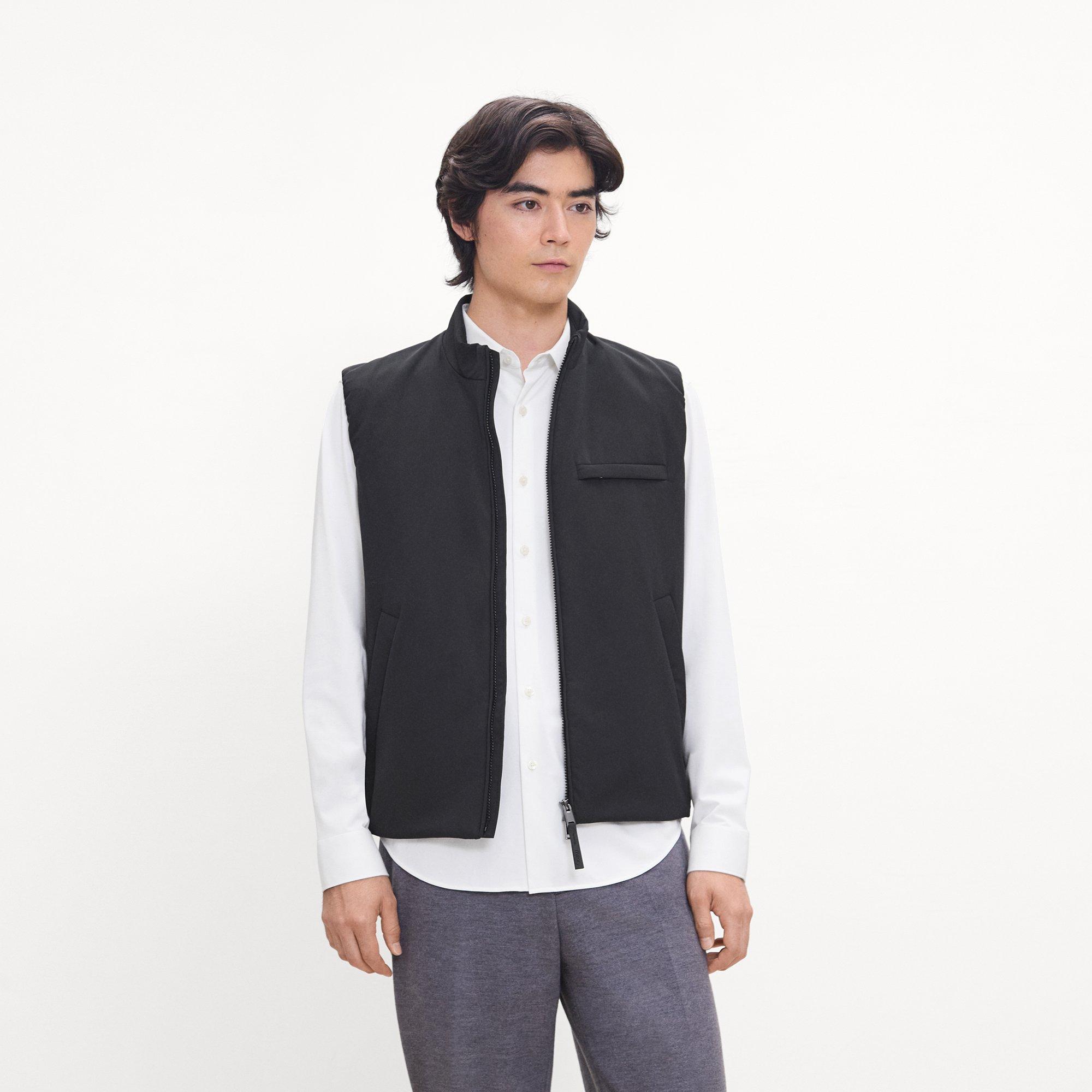 Zip-Up Vest in Motion Nylon