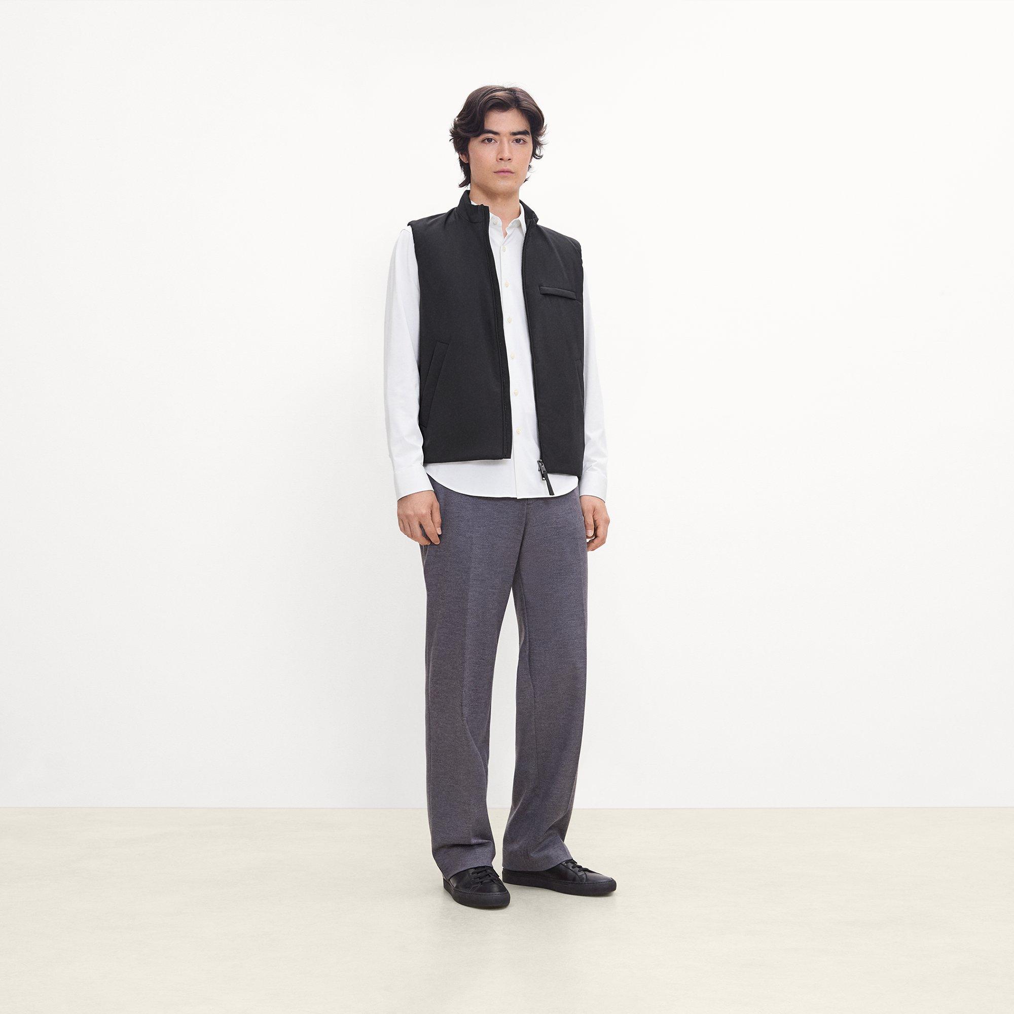 Zip-Up Vest in Motion Nylon