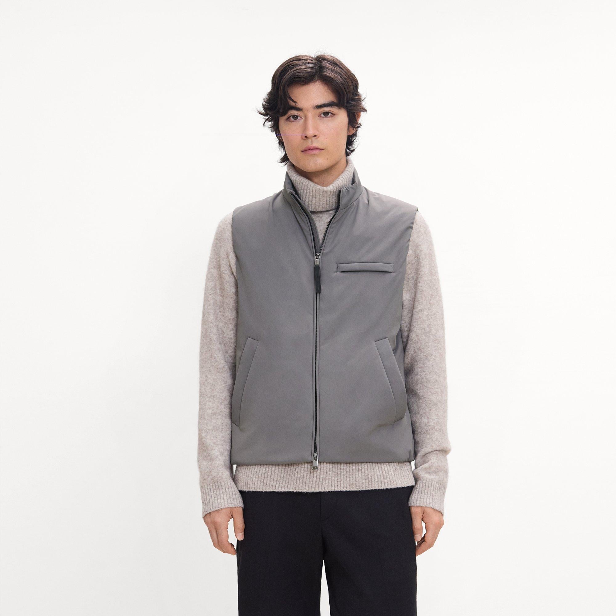 Zip-Up Vest in Motion Nylon
