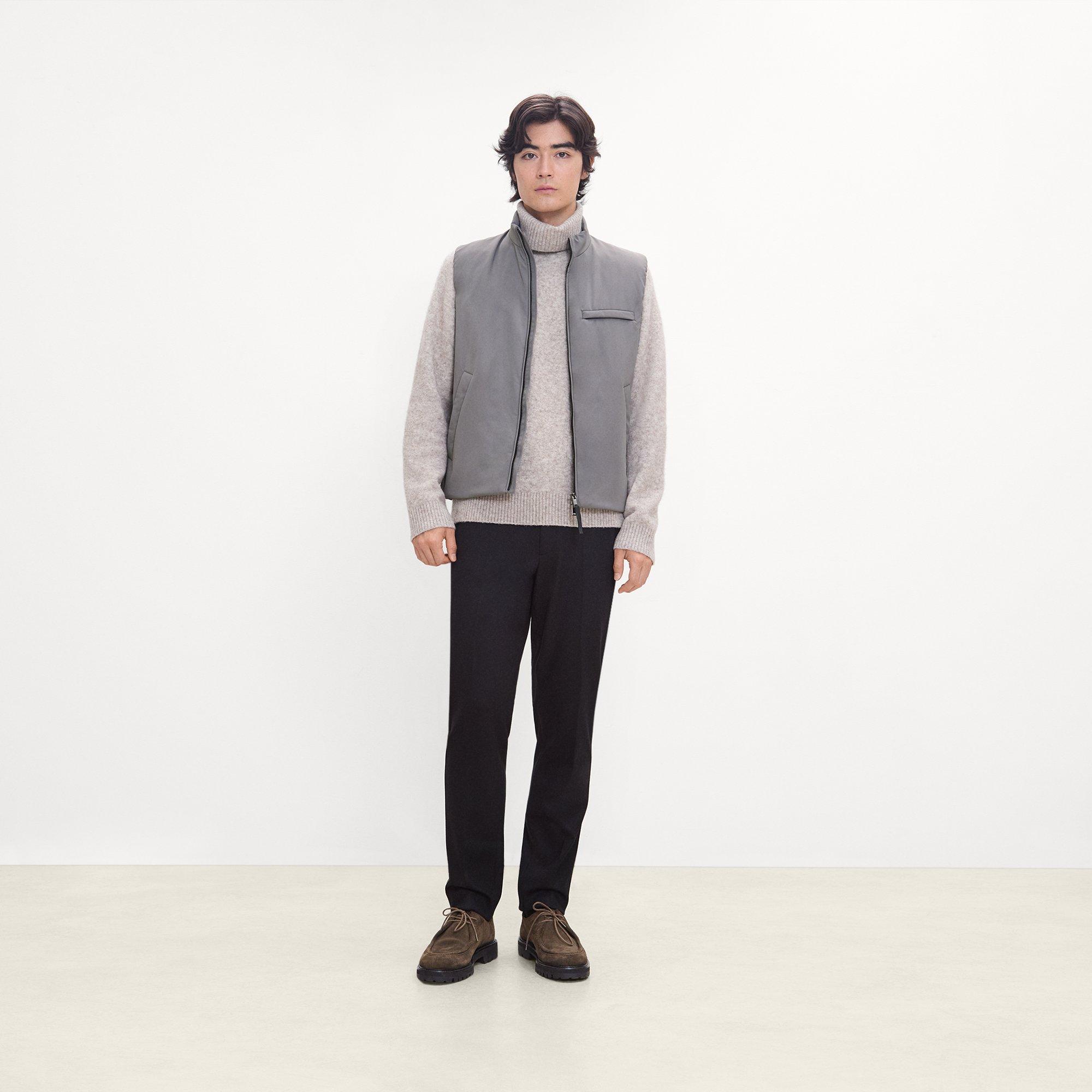 Zip-Up Vest in Motion Nylon