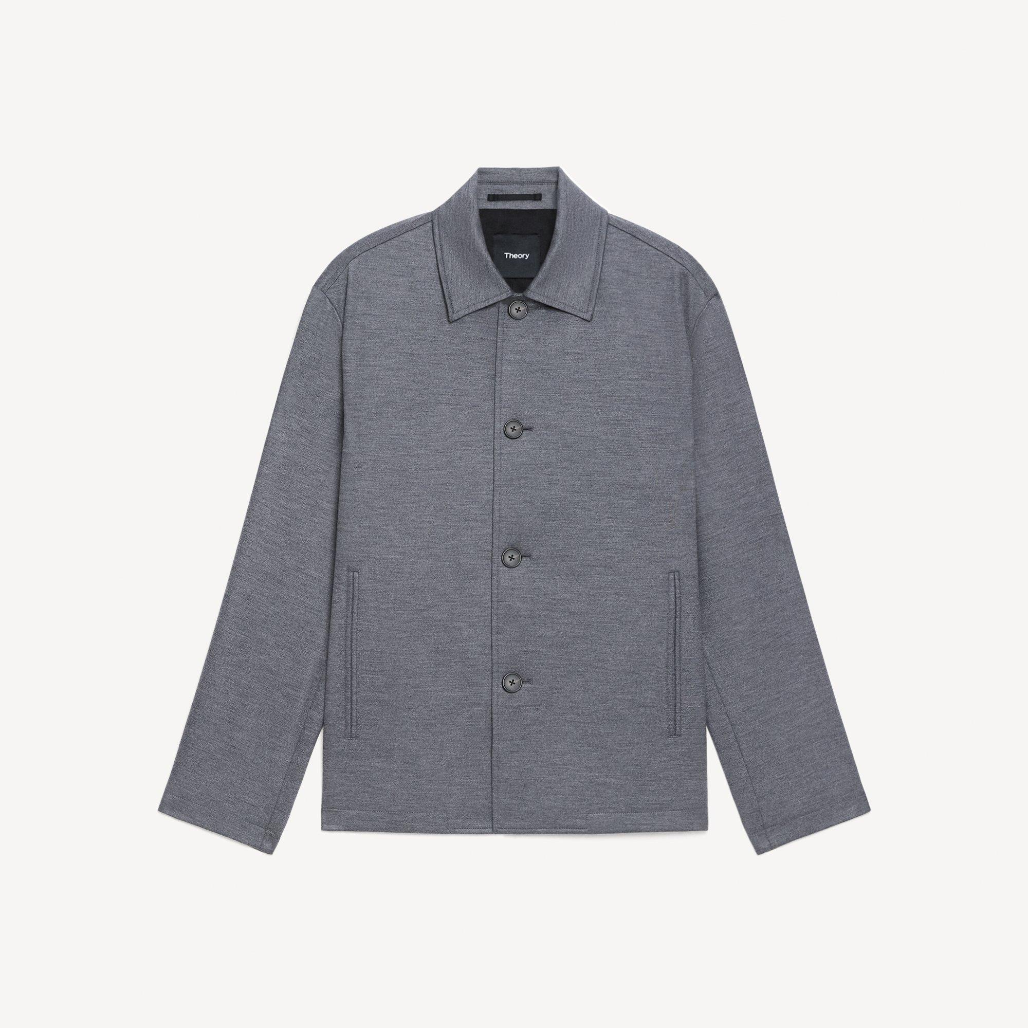 Chore Jacket in Wool-Blend Knit