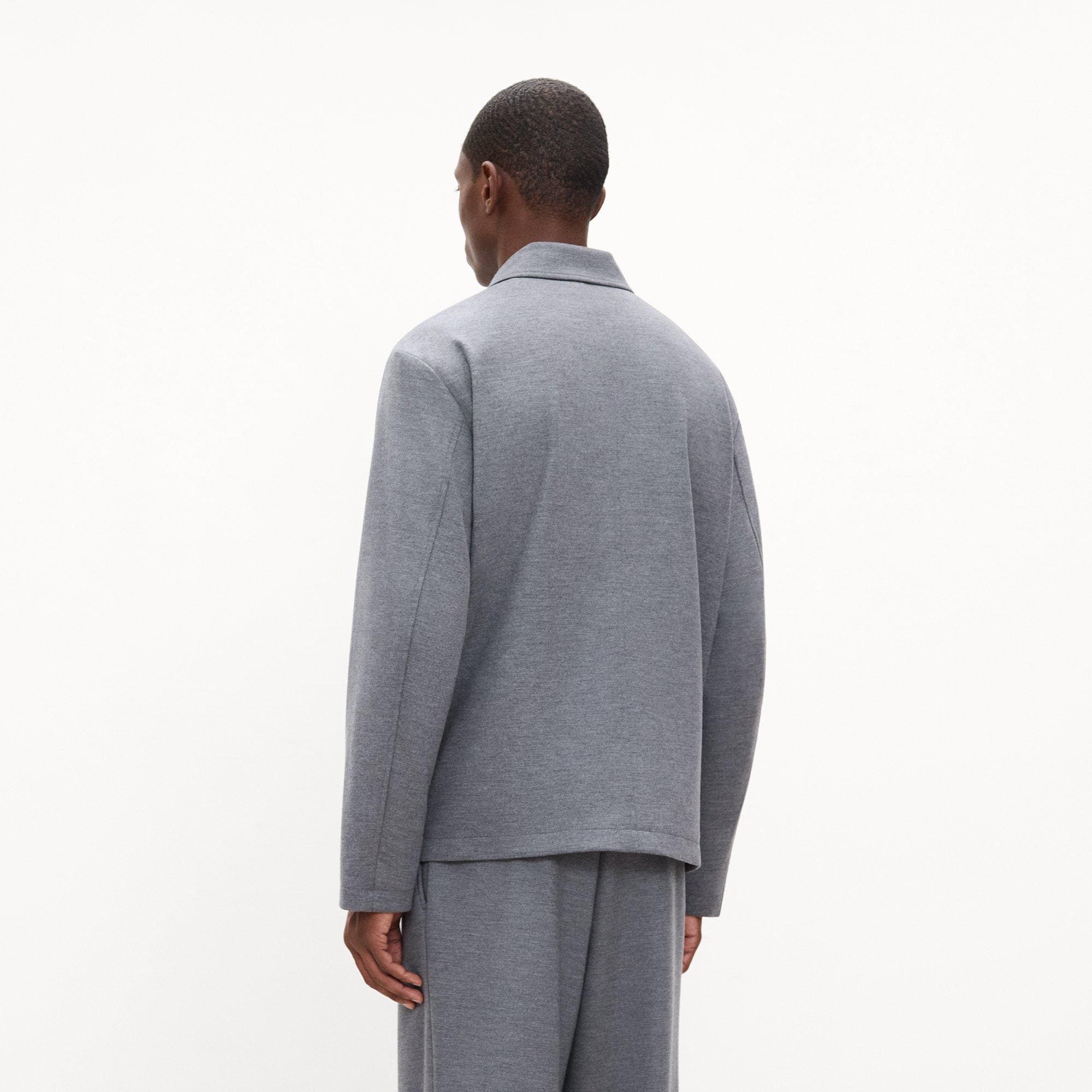 Chore Jacket in Wool-Blend Knit