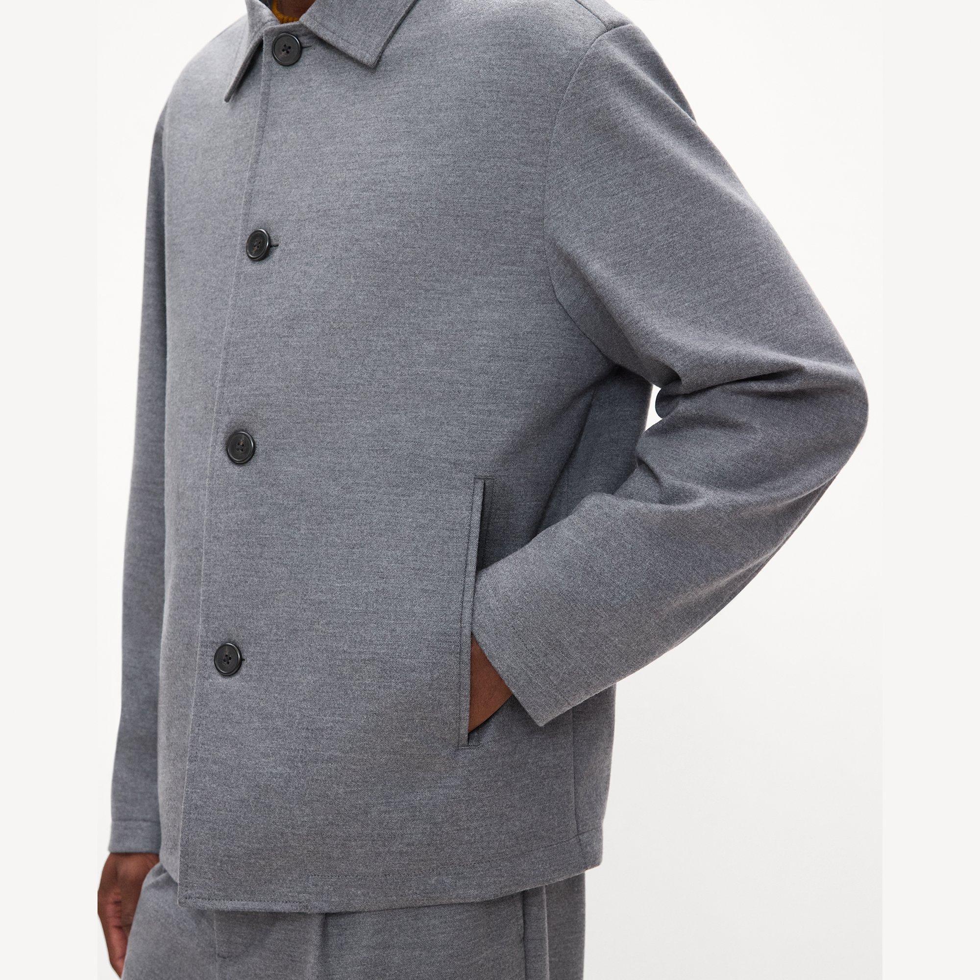 Chore Jacket in Wool-Blend Knit