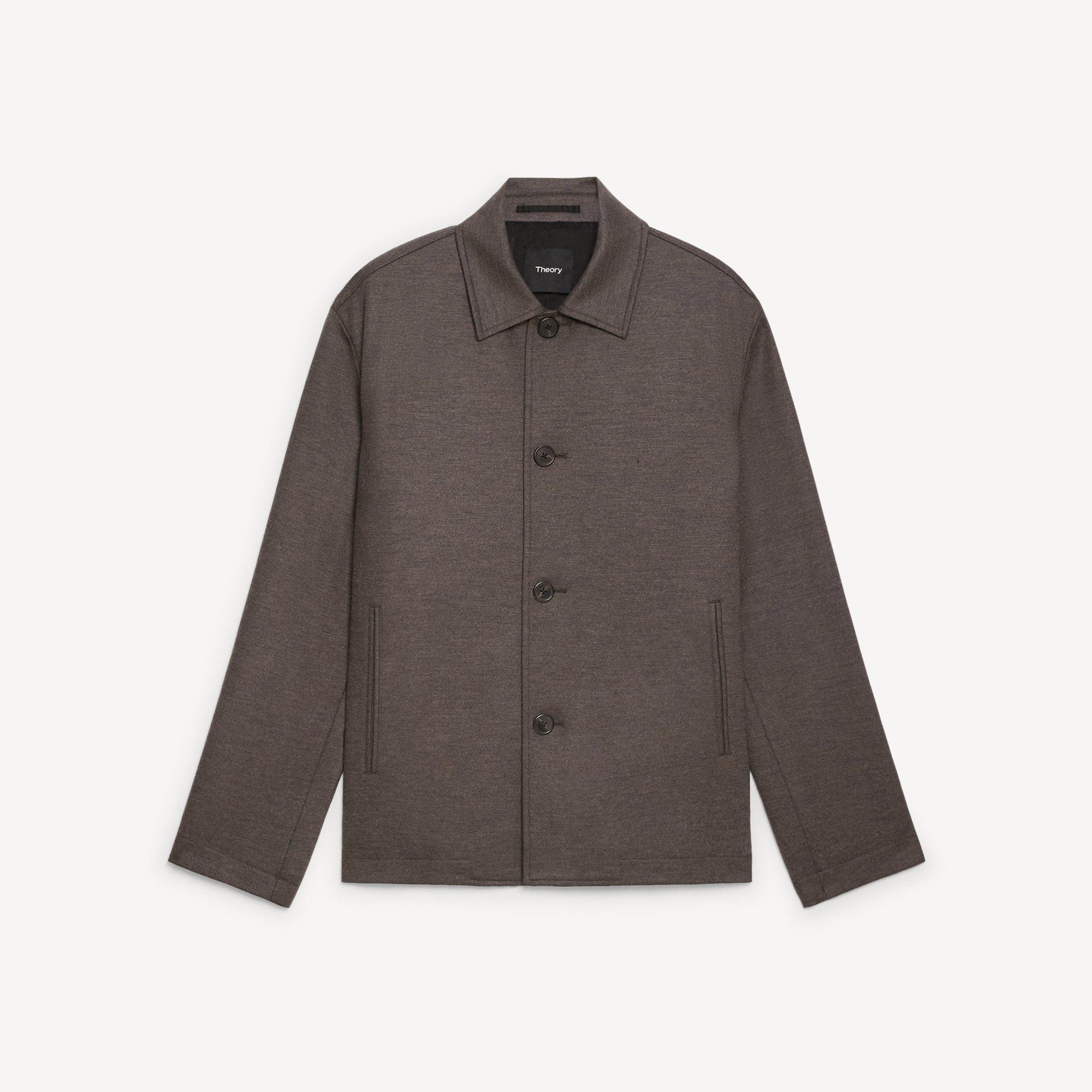 Chore Jacket in Wool-Blend Knit