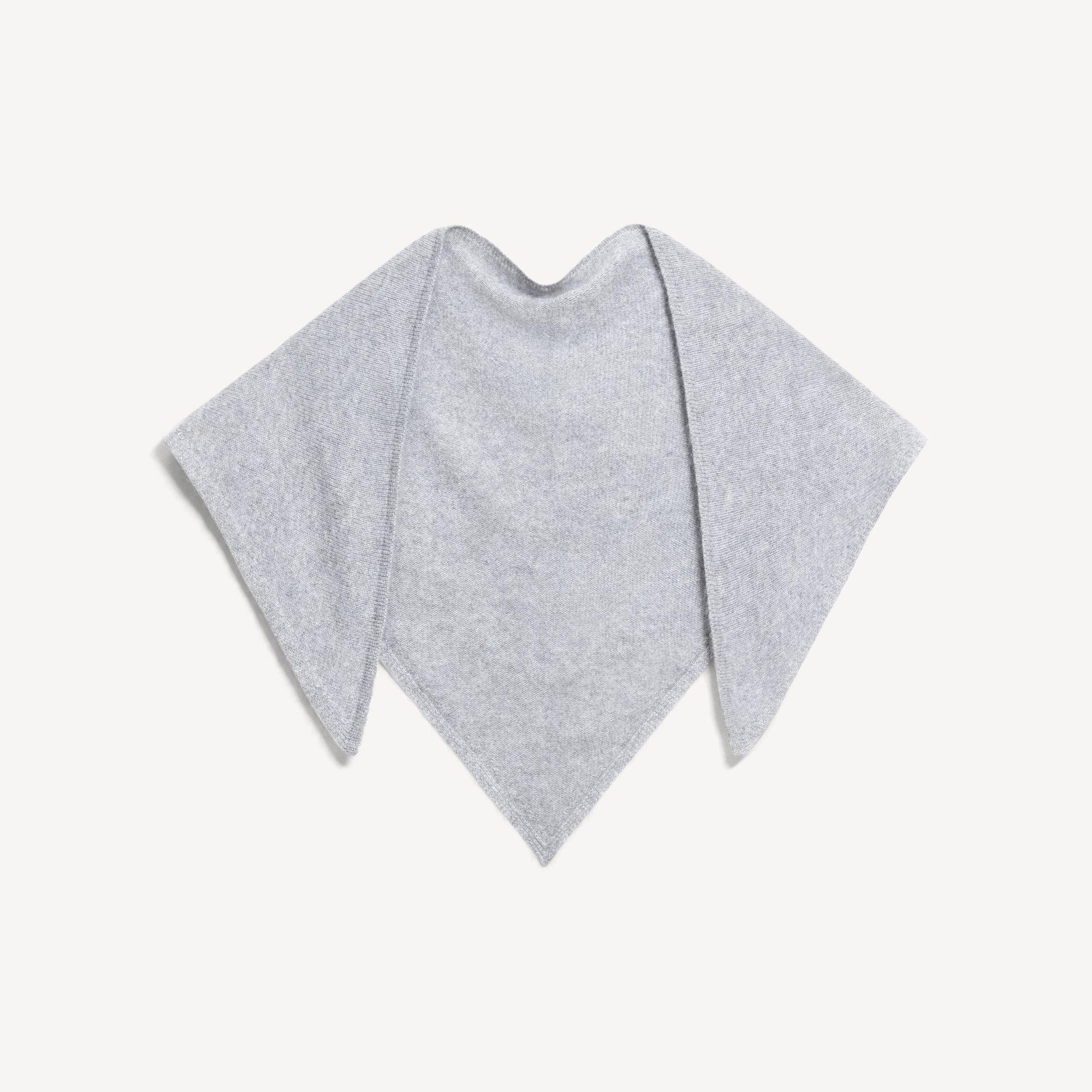 Brushed Triangle Scarf in Brushed Wool-Cashmere