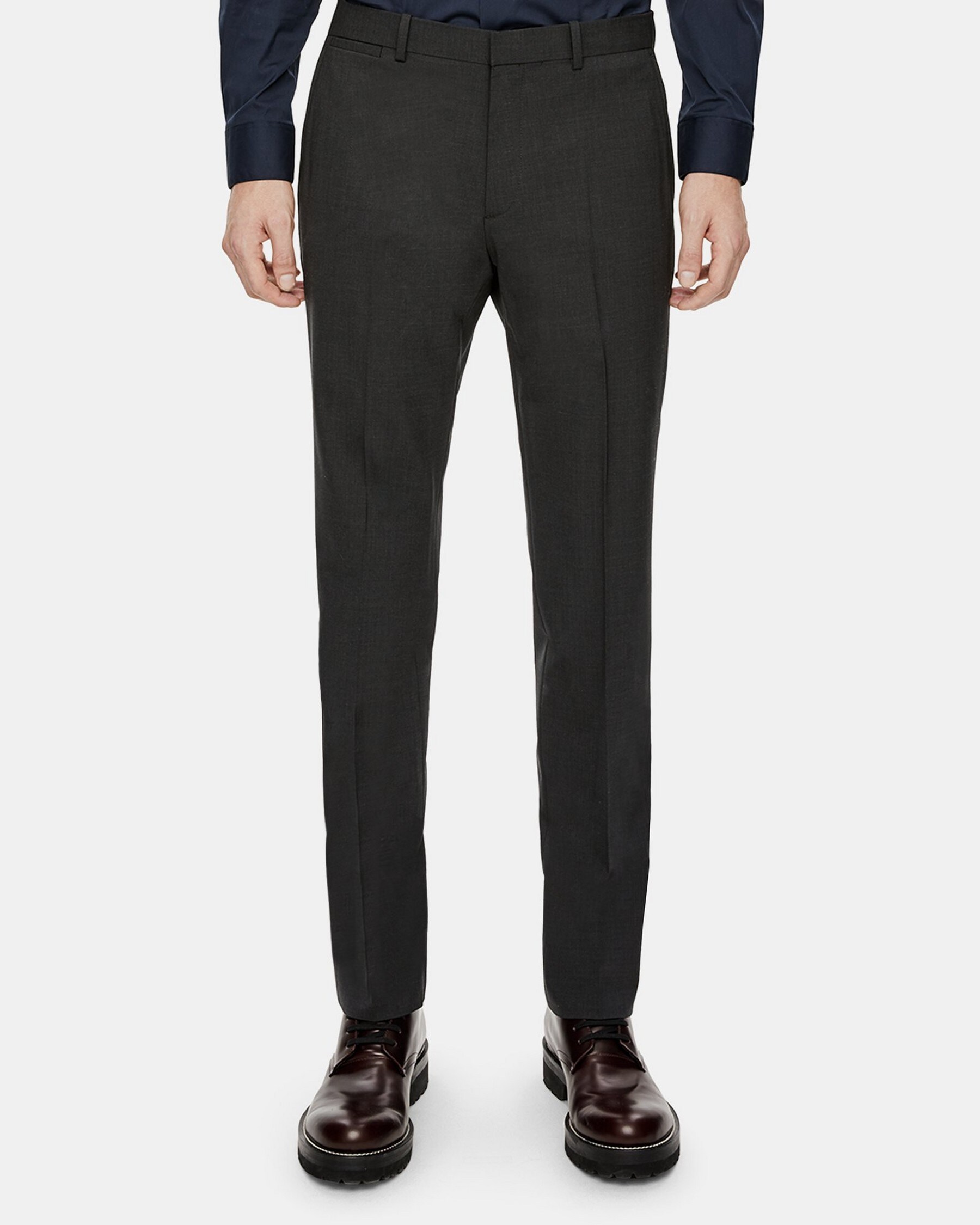 Theory Straight Pant in Stretch Wool