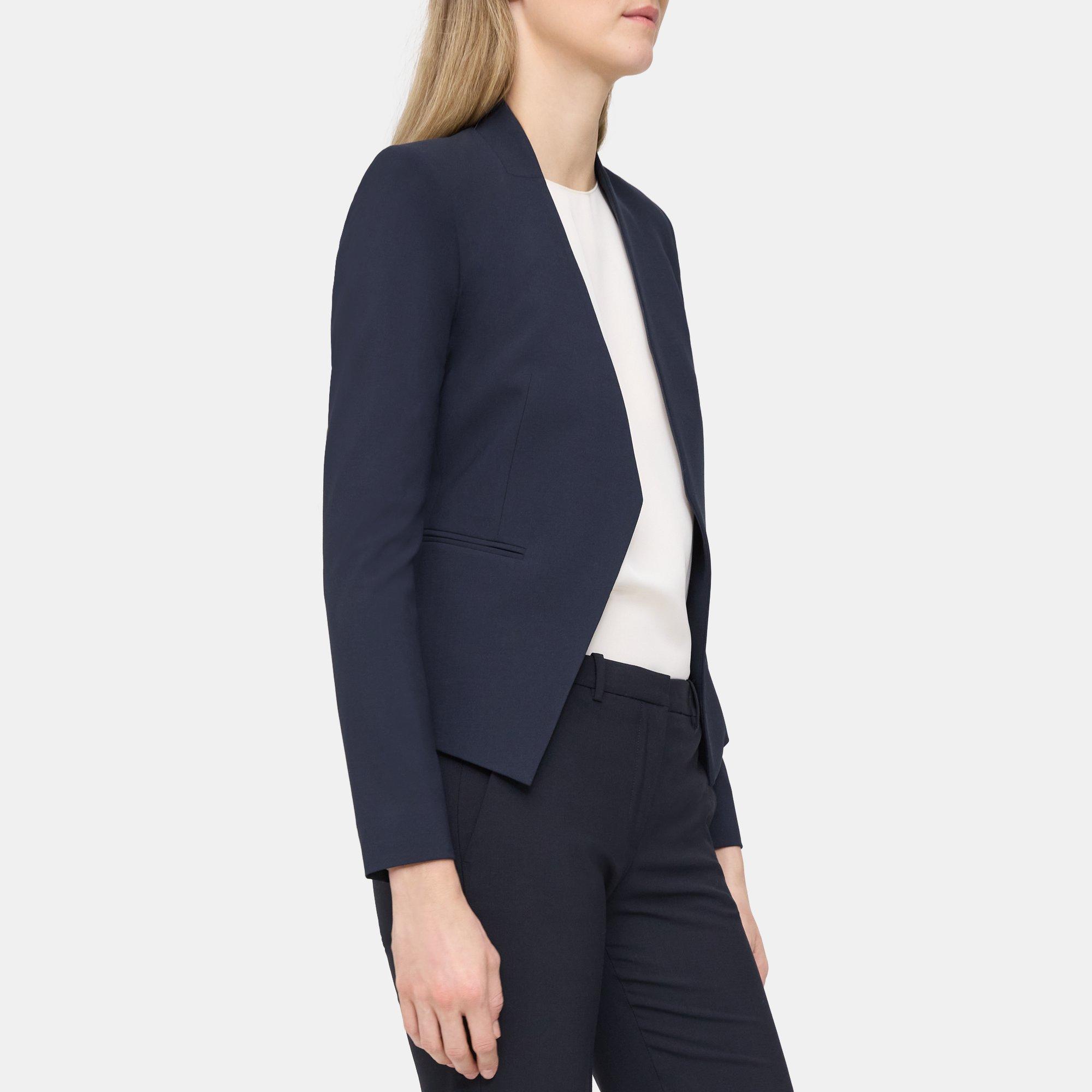 Theory // Black Linen Blazer & Pant Suit – VSP Consignment