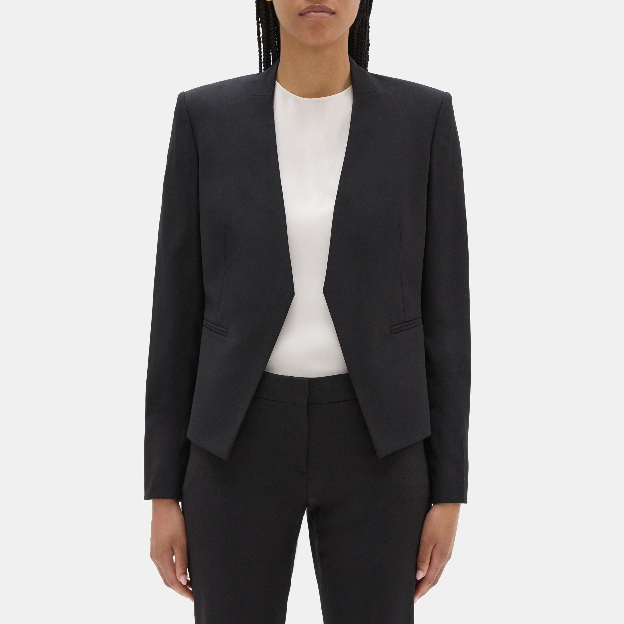 COORDINATED BLAZER WITH REVERS AND TROUSERS – Eshopperiamo
