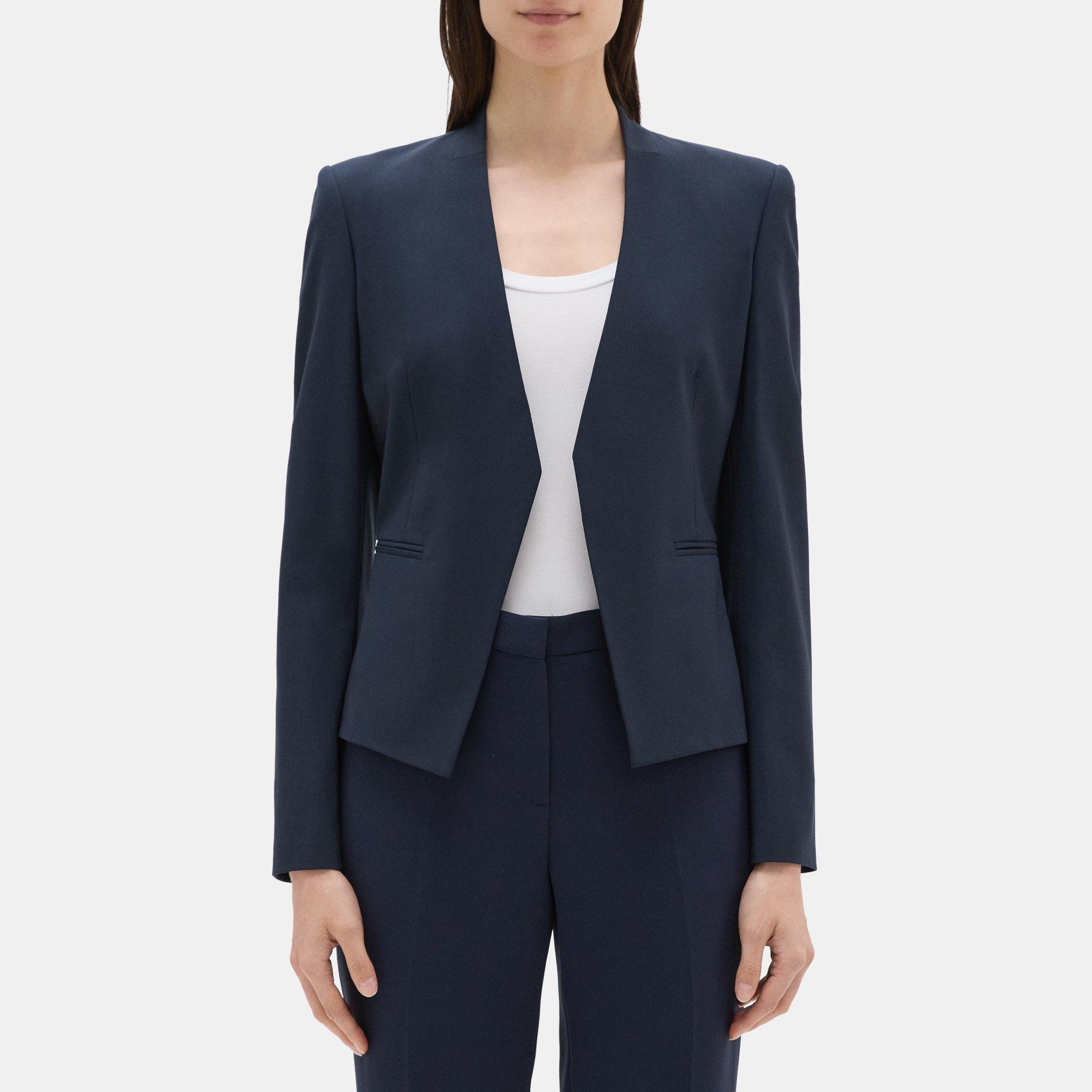 COORDINATED BLAZER WITH REVERS AND TROUSERS – Eshopperiamo