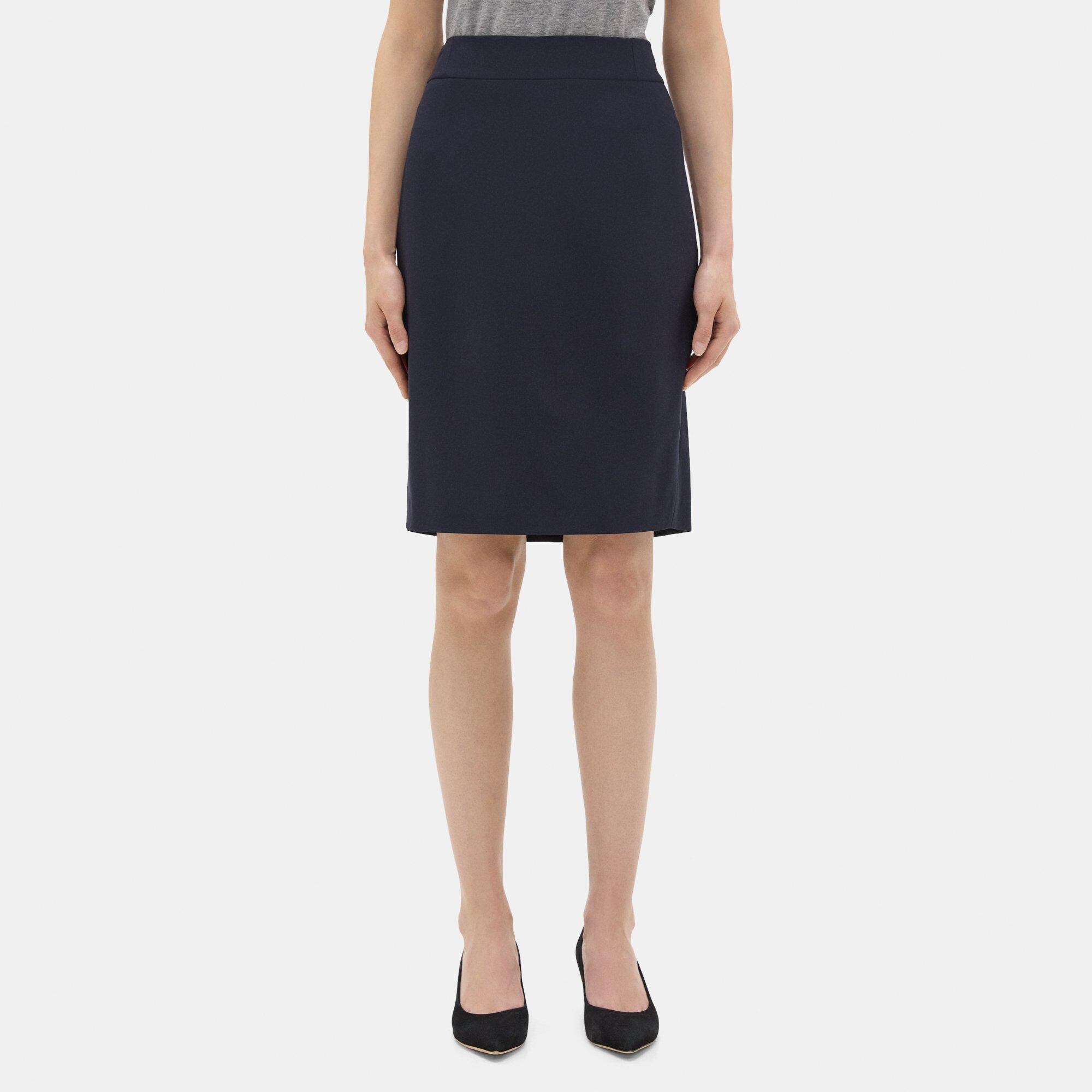 The Essential Brooks Brothers Stretch Wool Pencil Skirt