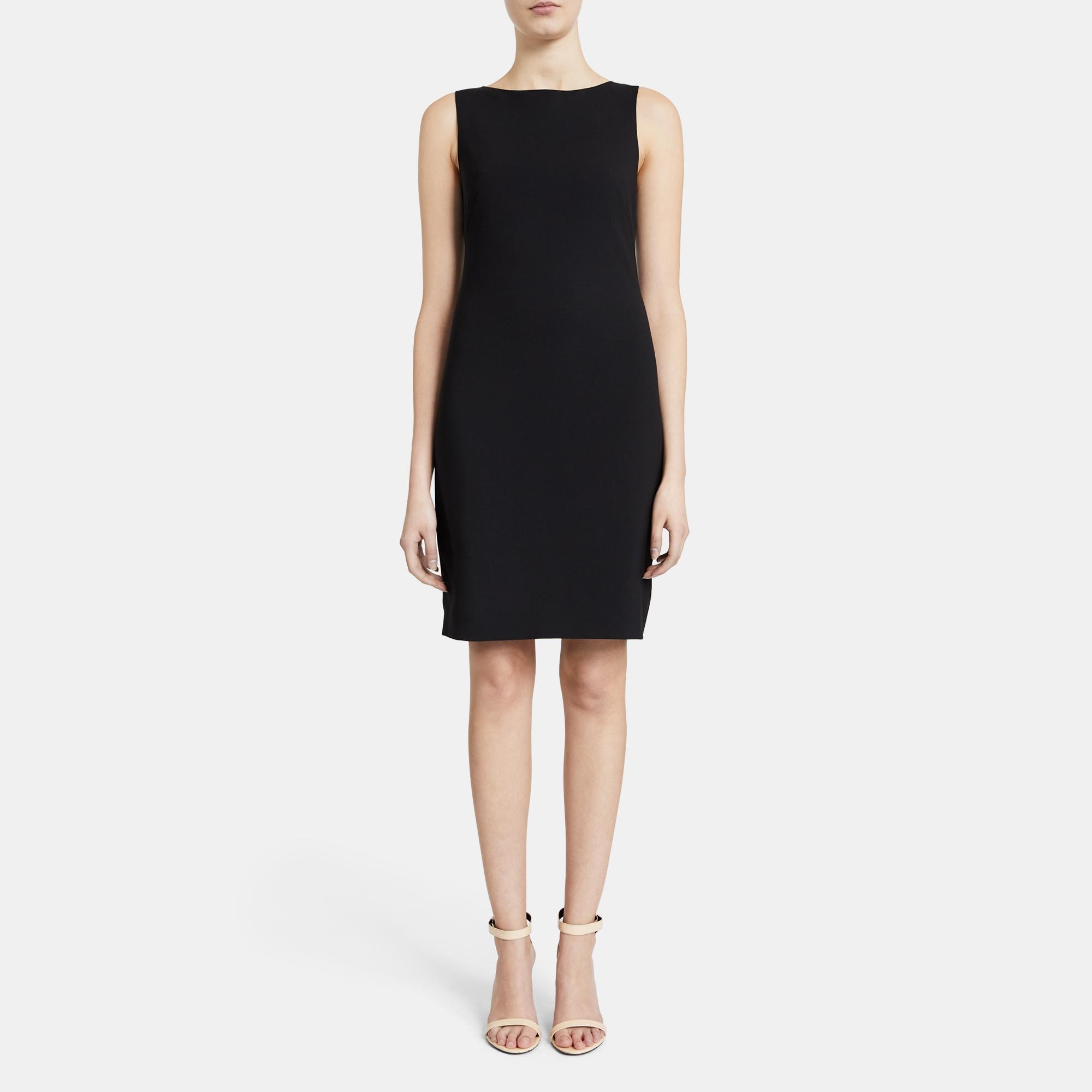 Theory Sheath Dress In Sevona Stretch Wool