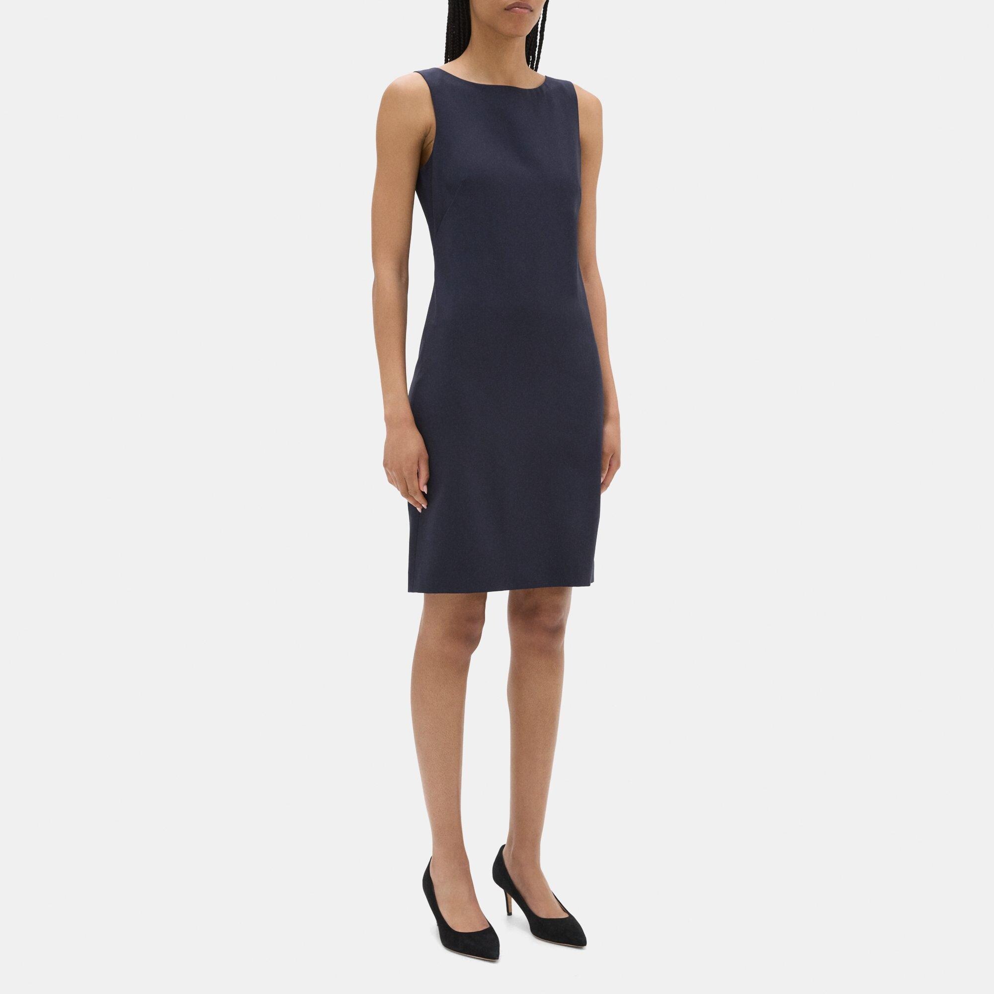 Sevona Stretch Wool Sheath Dress | Theory Outlet