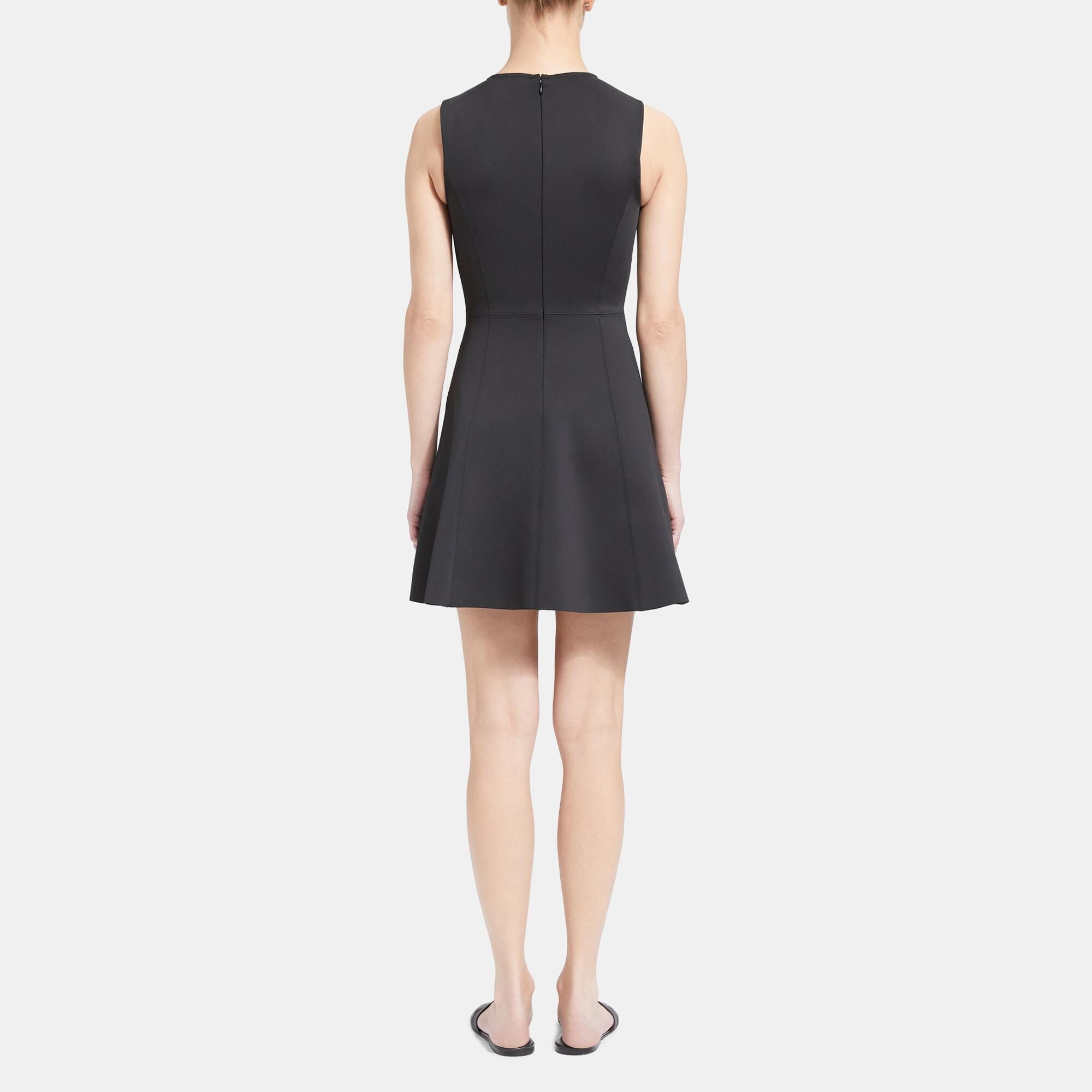 Theory Outlet Official Site | Fit-and-Flare Dress in Mod Knit