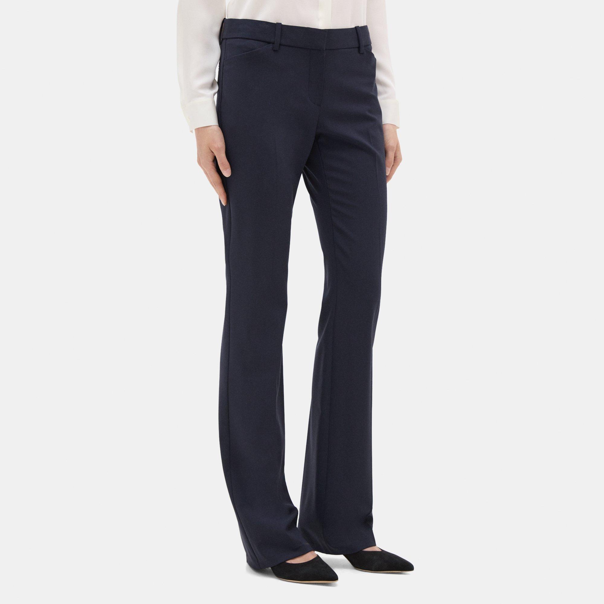 Sevona Stretch Wool Tailored Pant | Theory Outlet