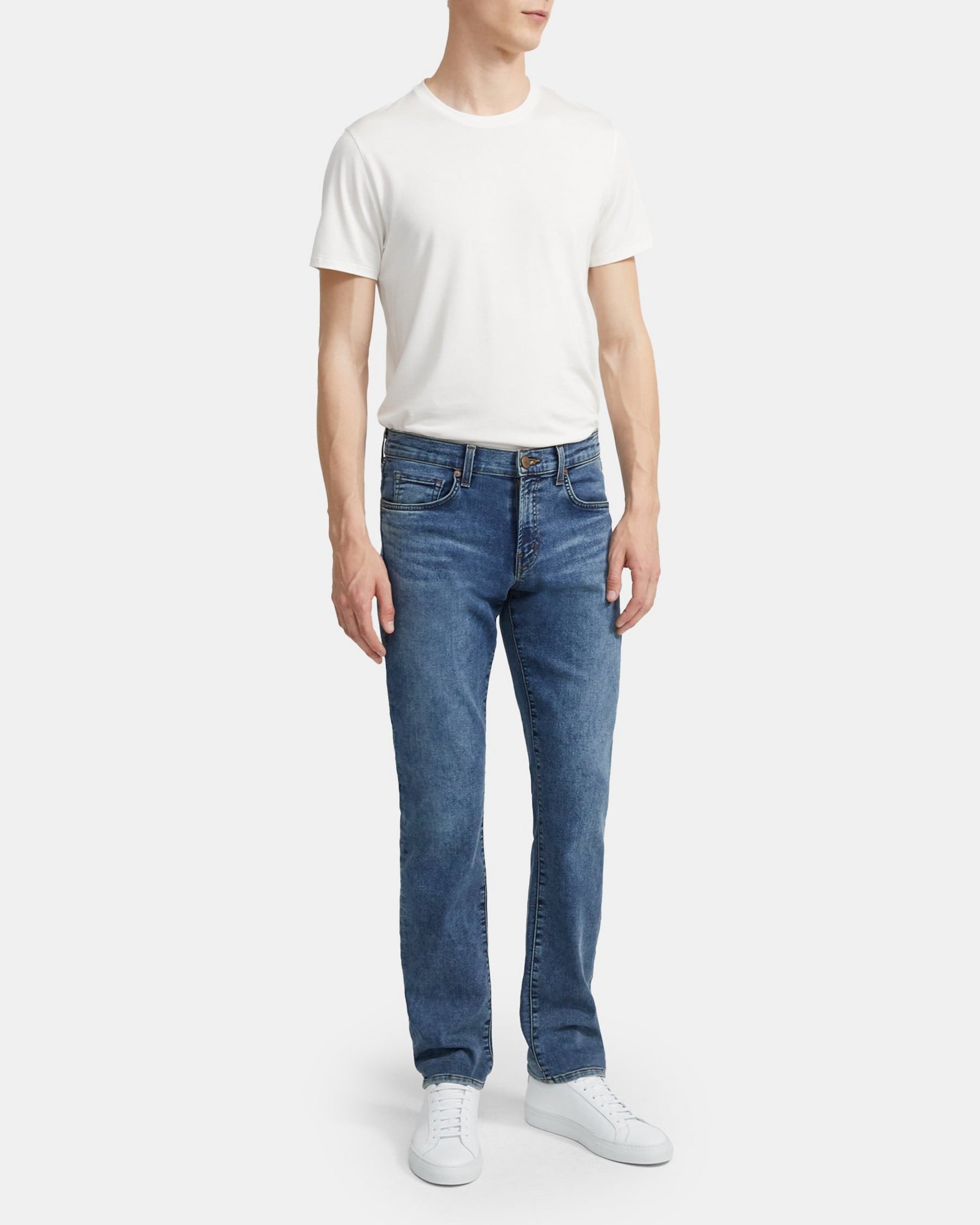 Theory J Brand Kane Straight Fit Jean in French Terry