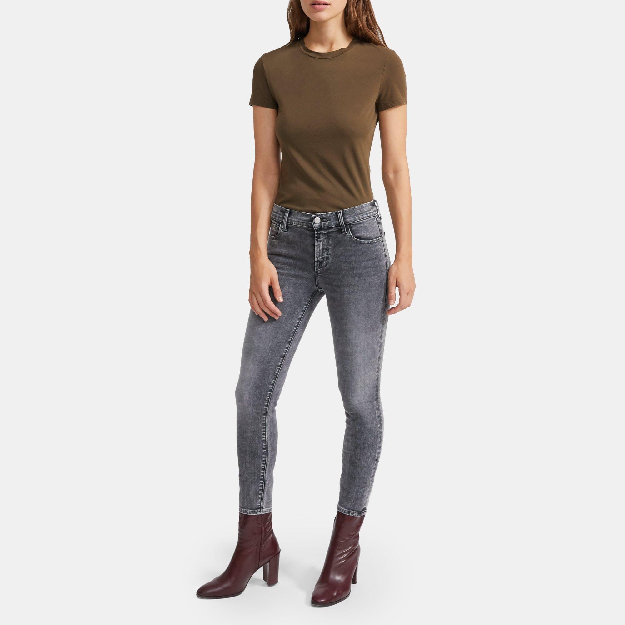 J Brand 835 Mid Rise Capri Jean in Collision – Order Of Style