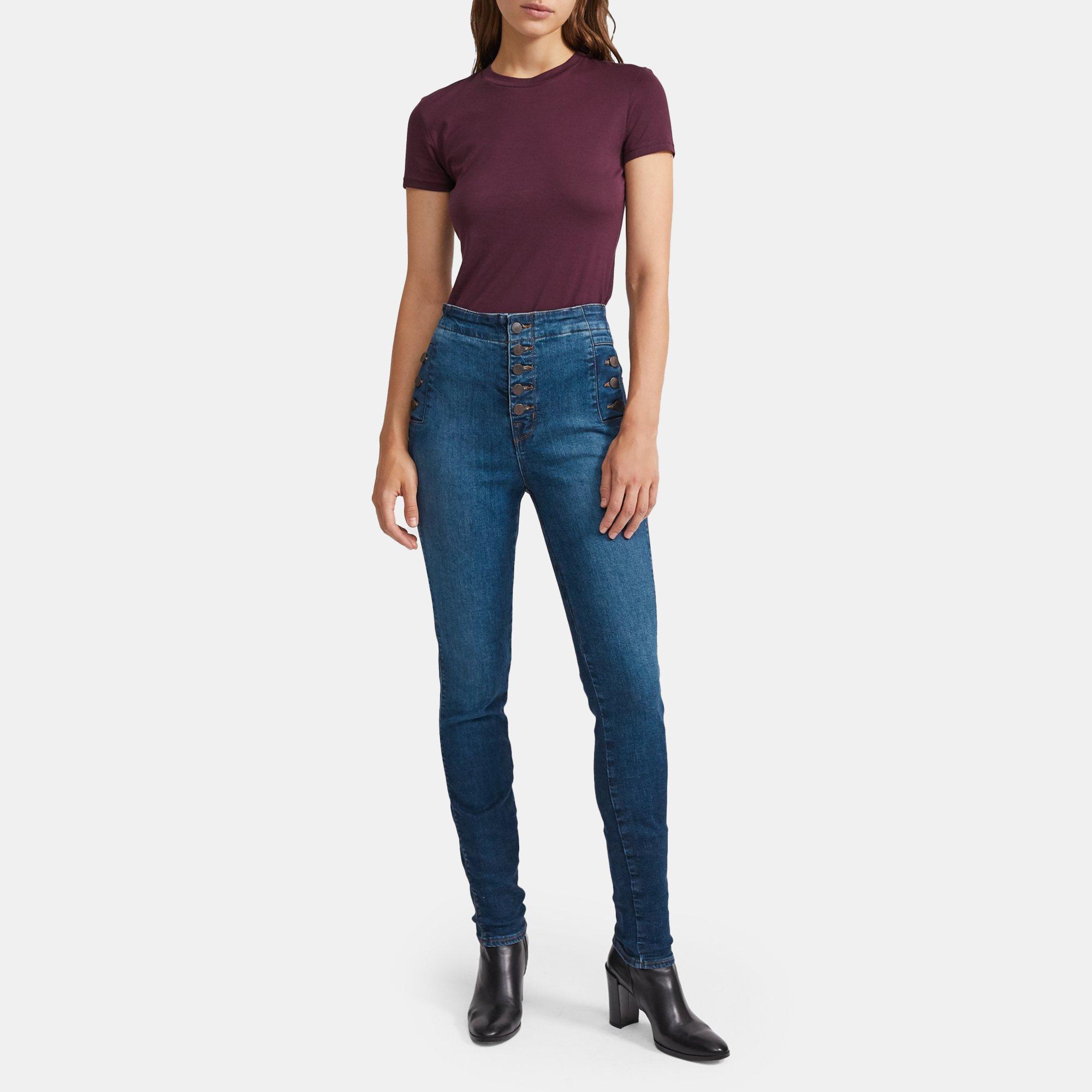 J Brand NWT Natasha in Chromatic Acid Wash Sky High Skinny Stretch Jeans 31  - $130 New With Tags - From A