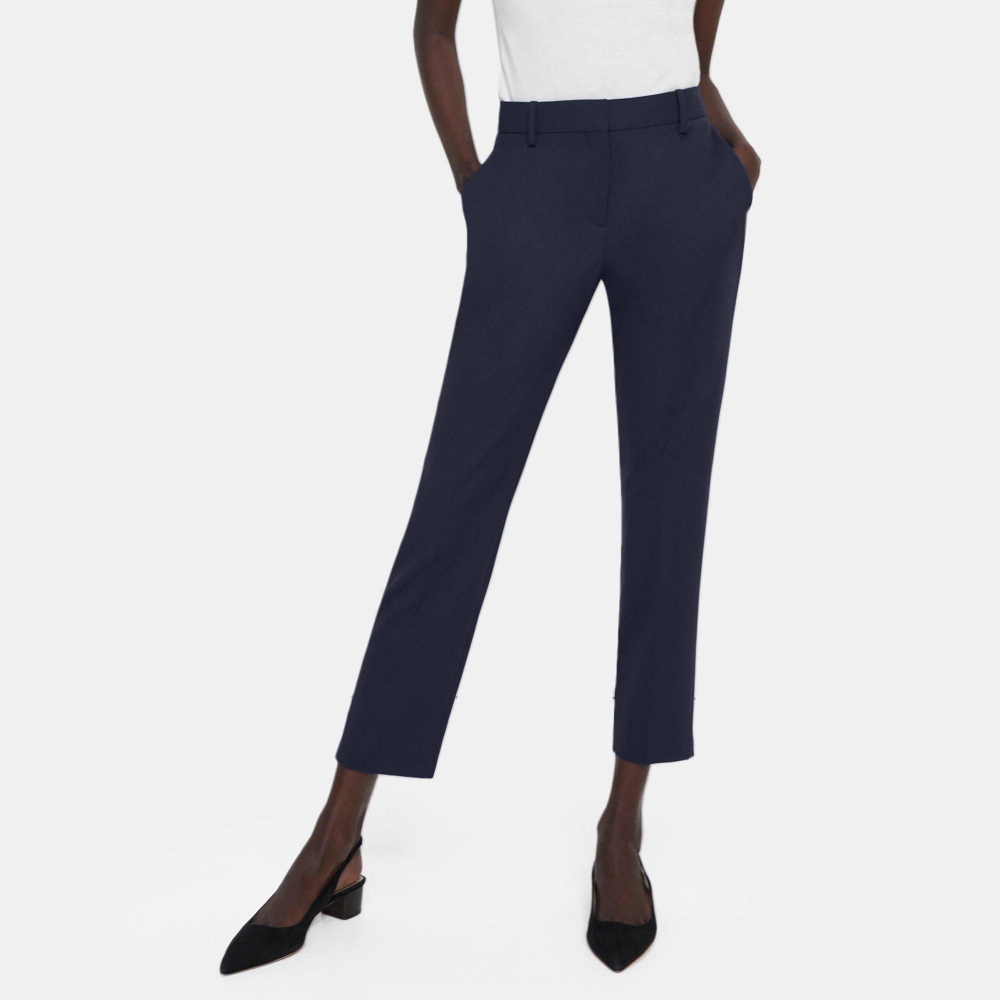 Blue Good Wool Treeca Pant | Theory