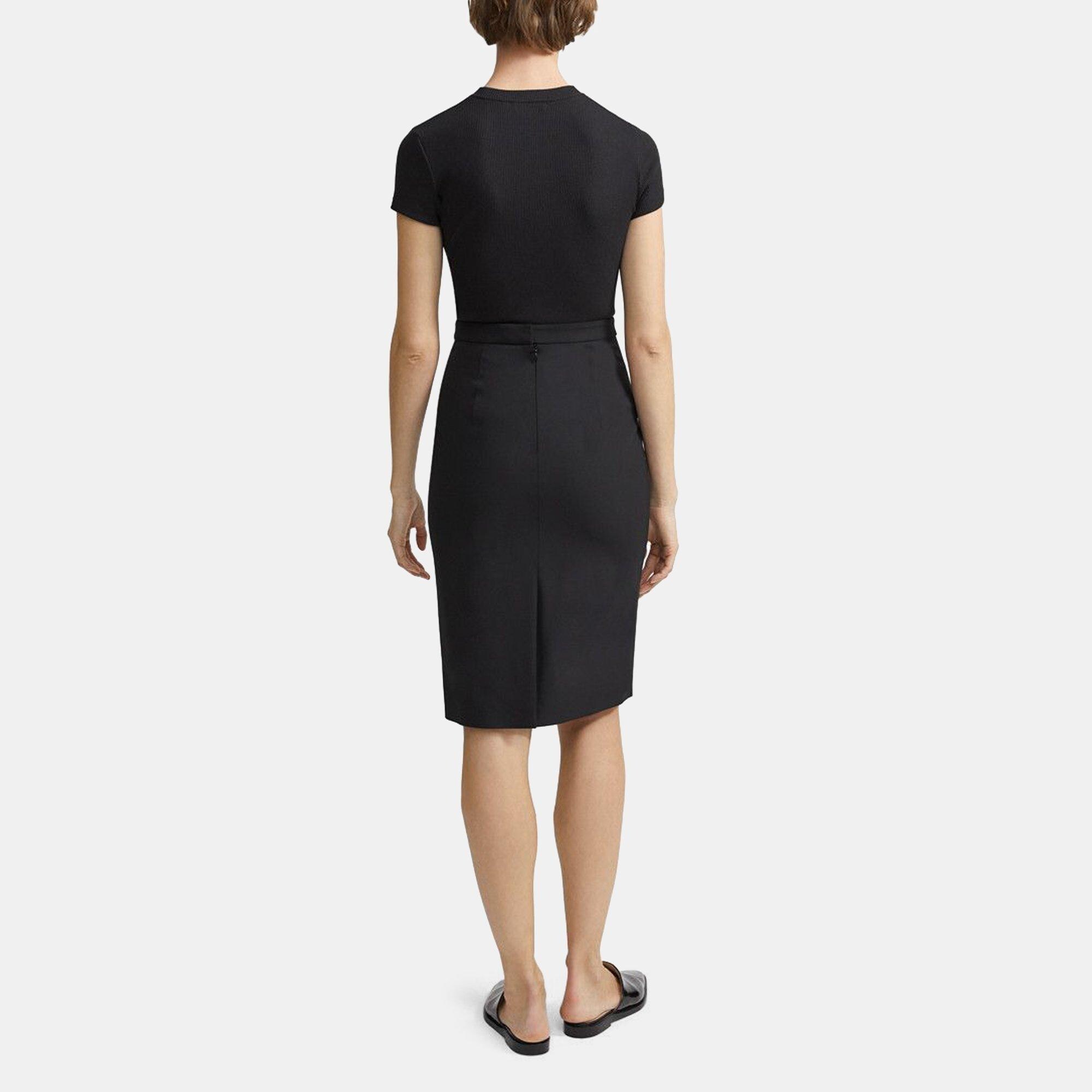 Theory Evia Asymmetric Pencil Skirt Women Skirts outlet store - Theory shop  