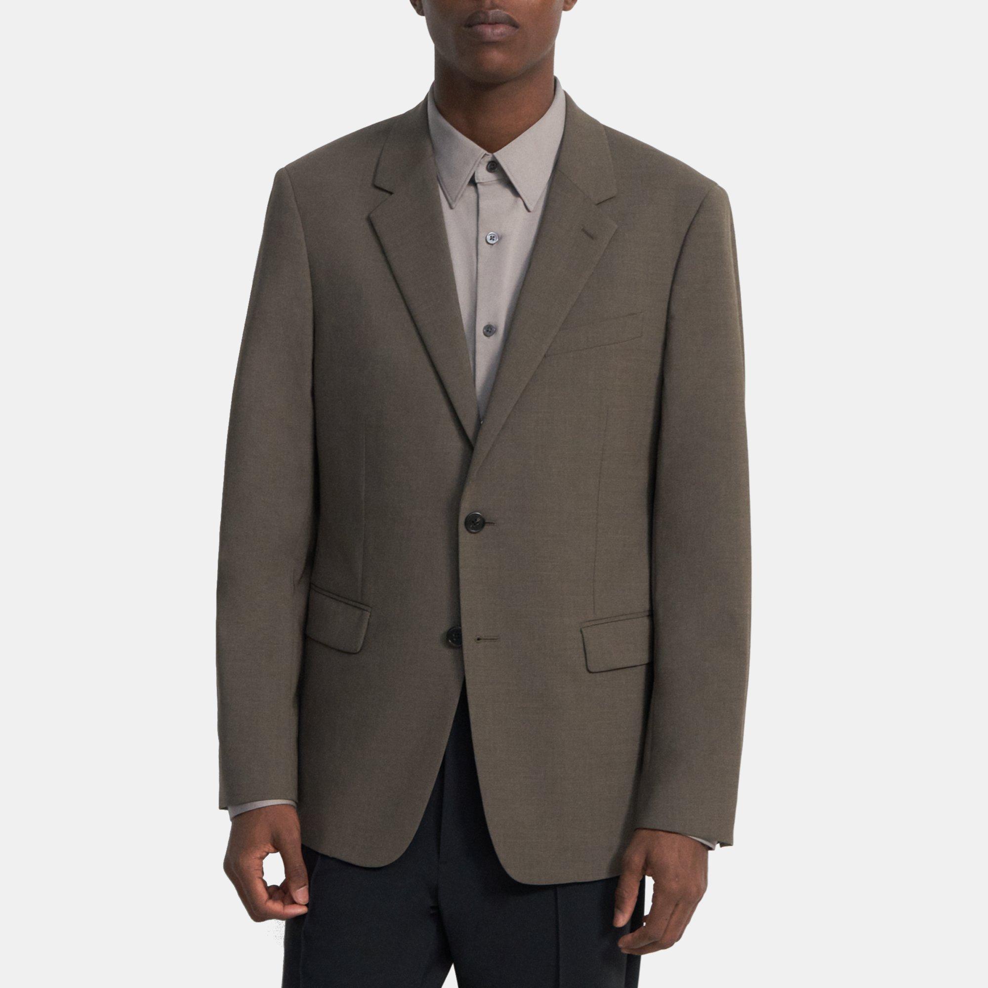 Theory Structured Blazer in Stretch Wool