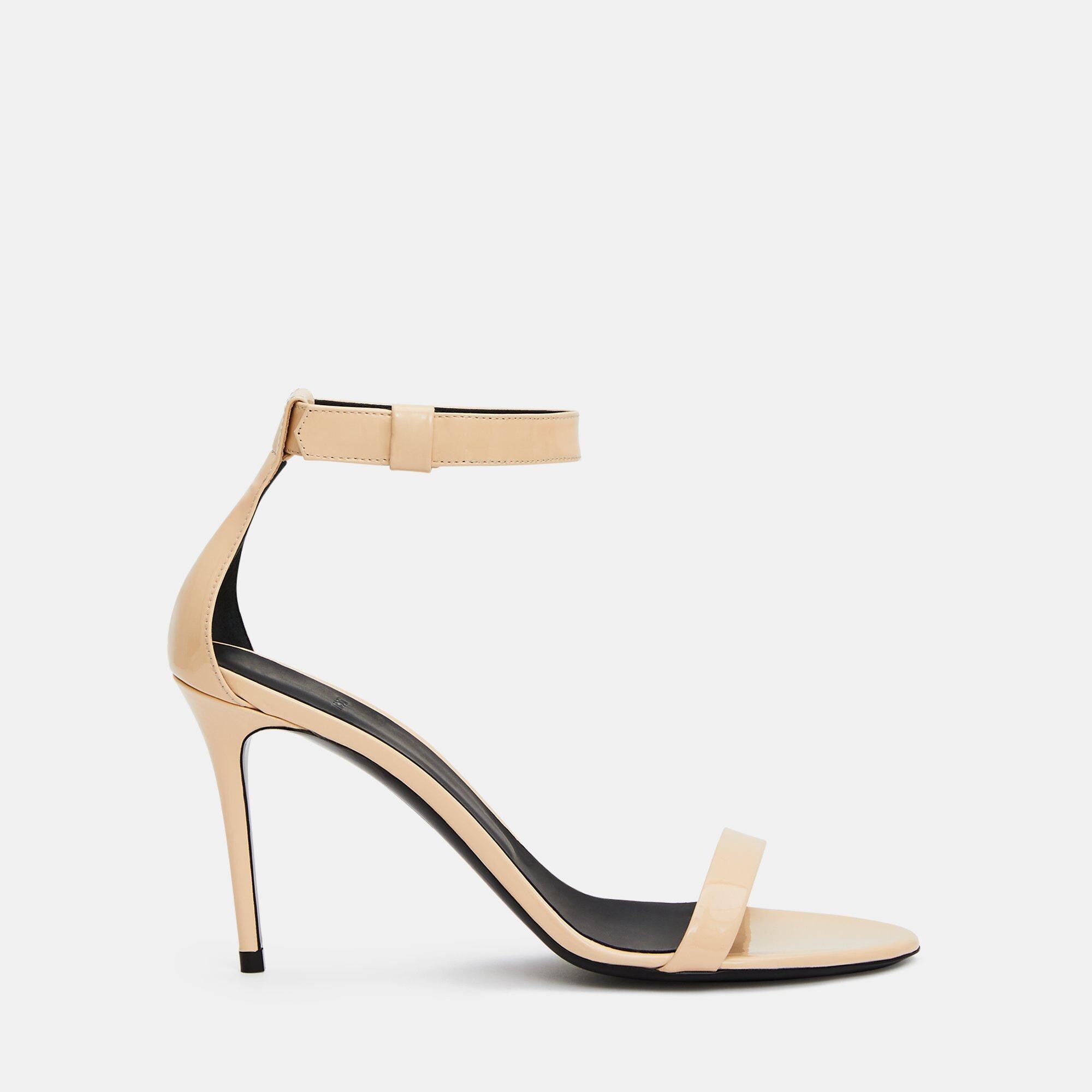 Theory High Heel Sandal in Patent Leather