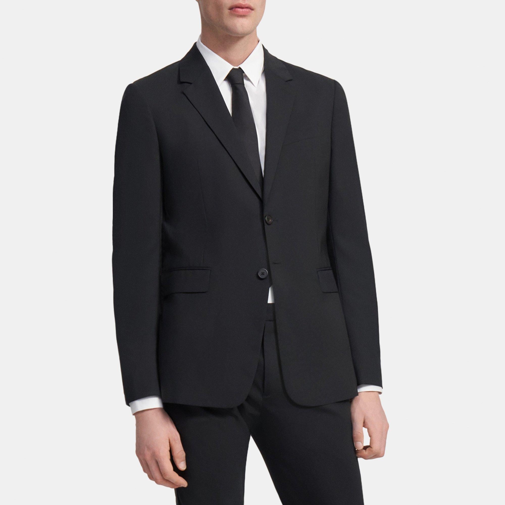 Theory Outlet Official Site | Structured Blazer in Stretch Wool