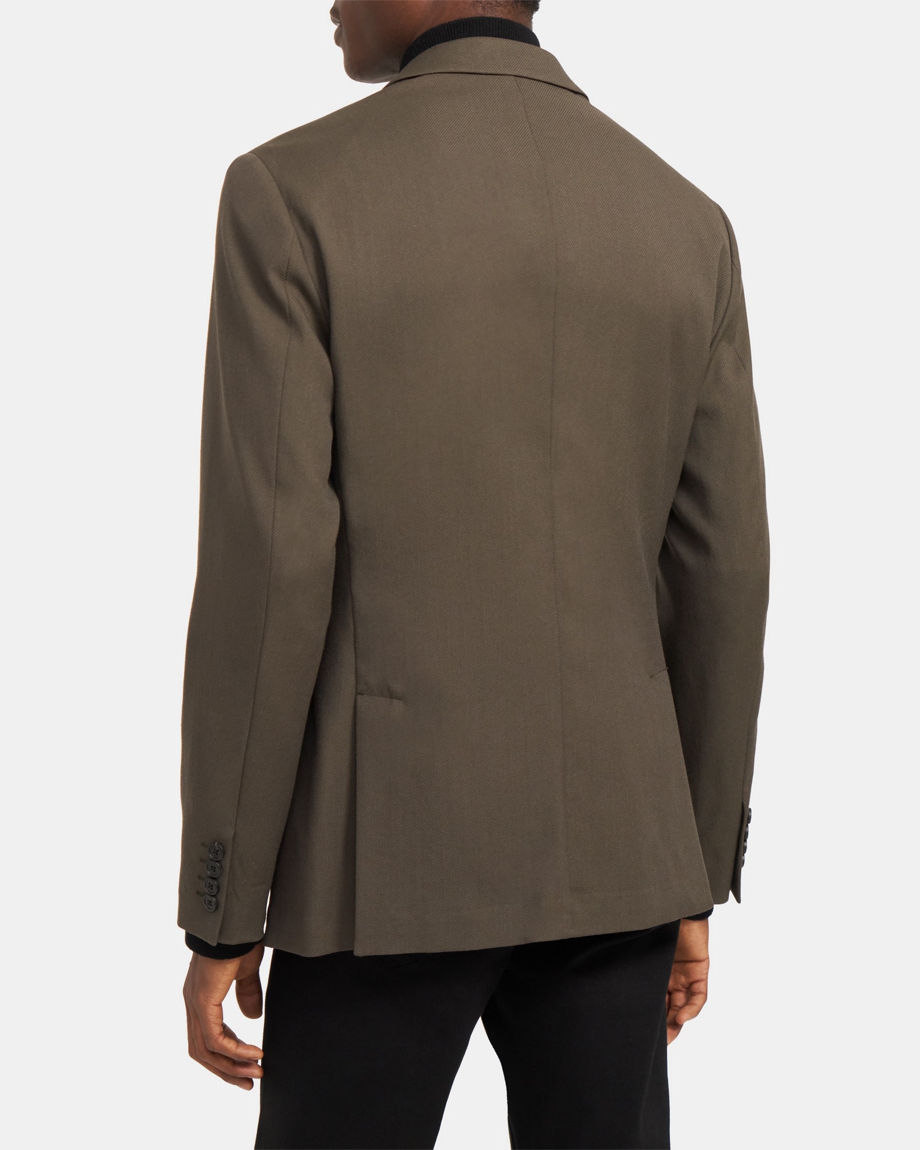 Theory Outlet Official Site | Unstructured Suit Jacket In Tech Wool