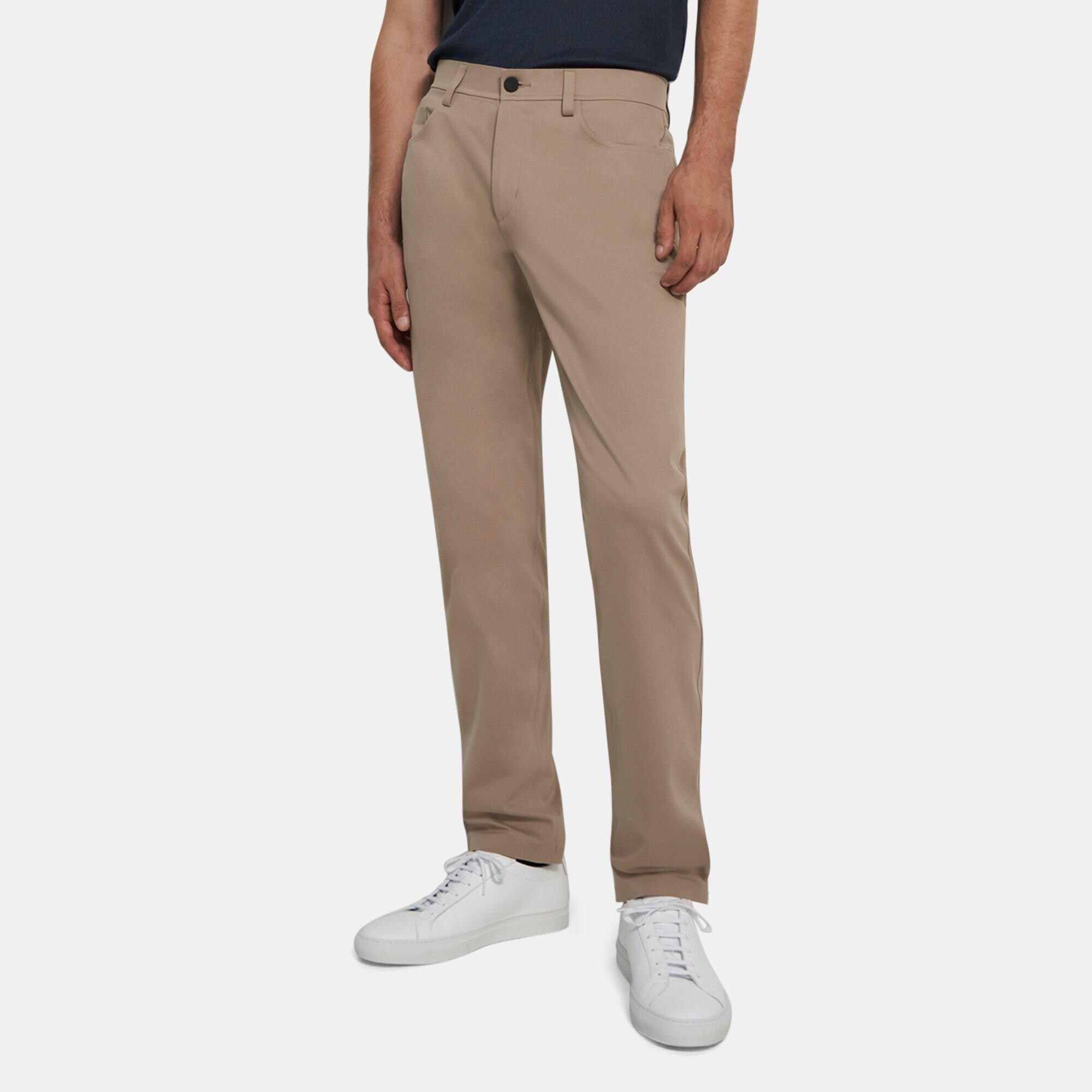 Compact Ponte Slim-Fit Five-Pocket Pant | Theory Outlet