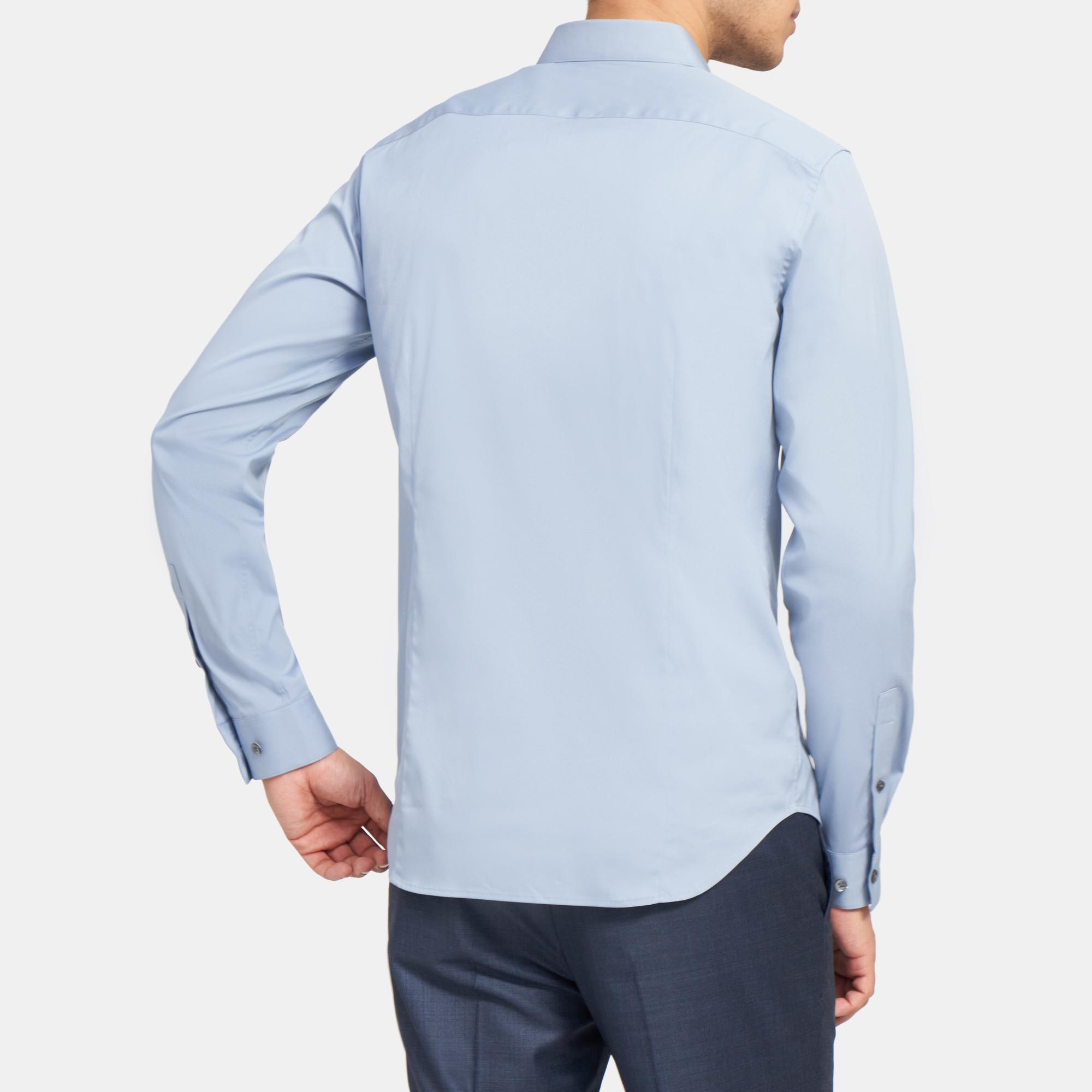 Tailored Shirt in Stretch Cotton | Theory Outlet