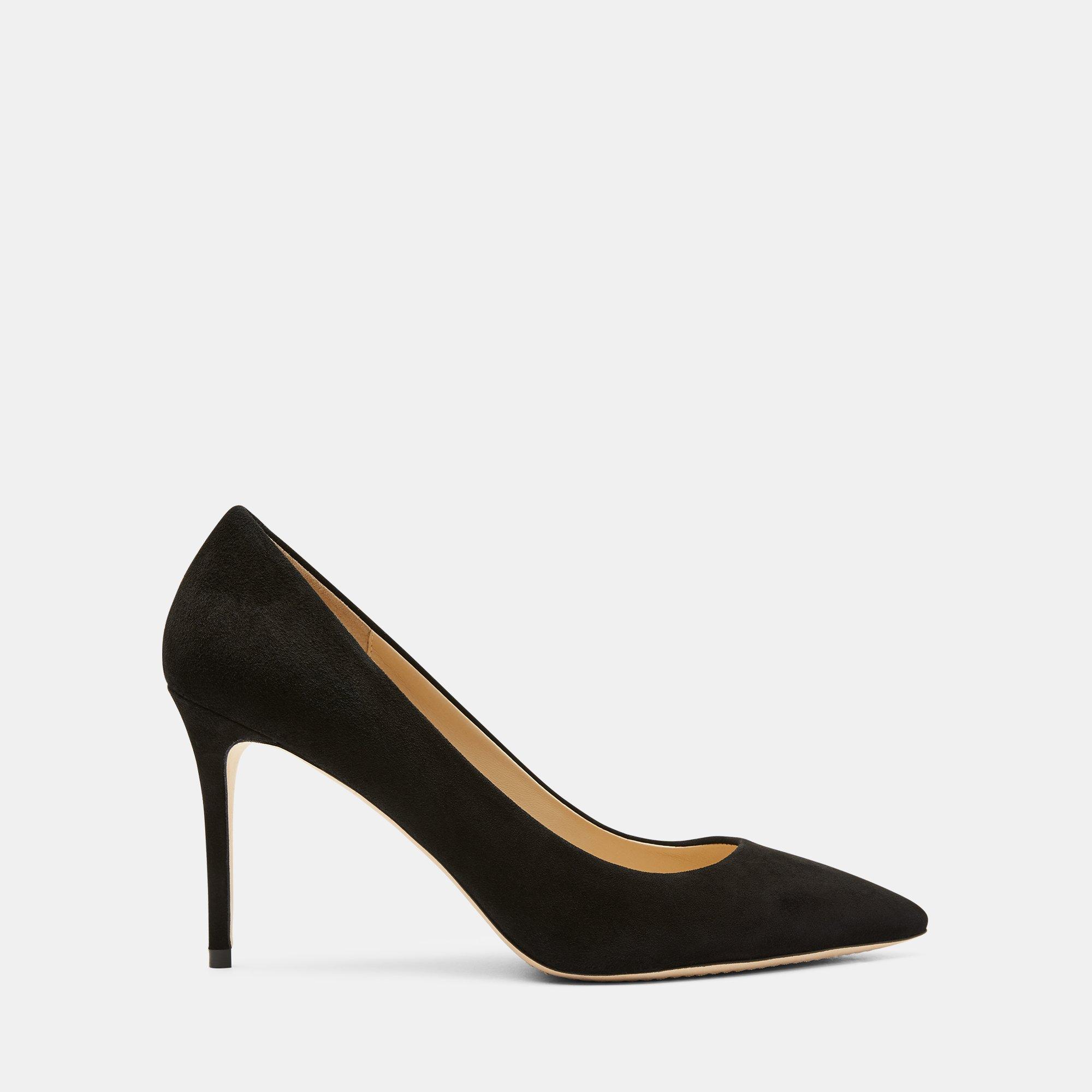 Theory City 85 Pump in Suede