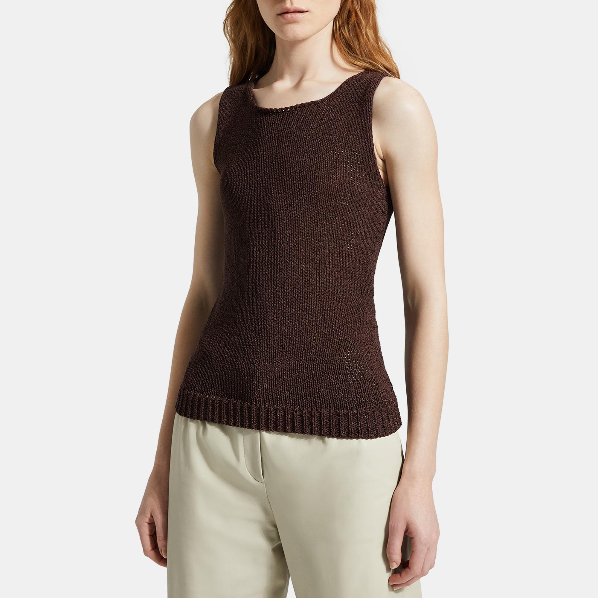 Theory Shell Top in Cotton Nylon