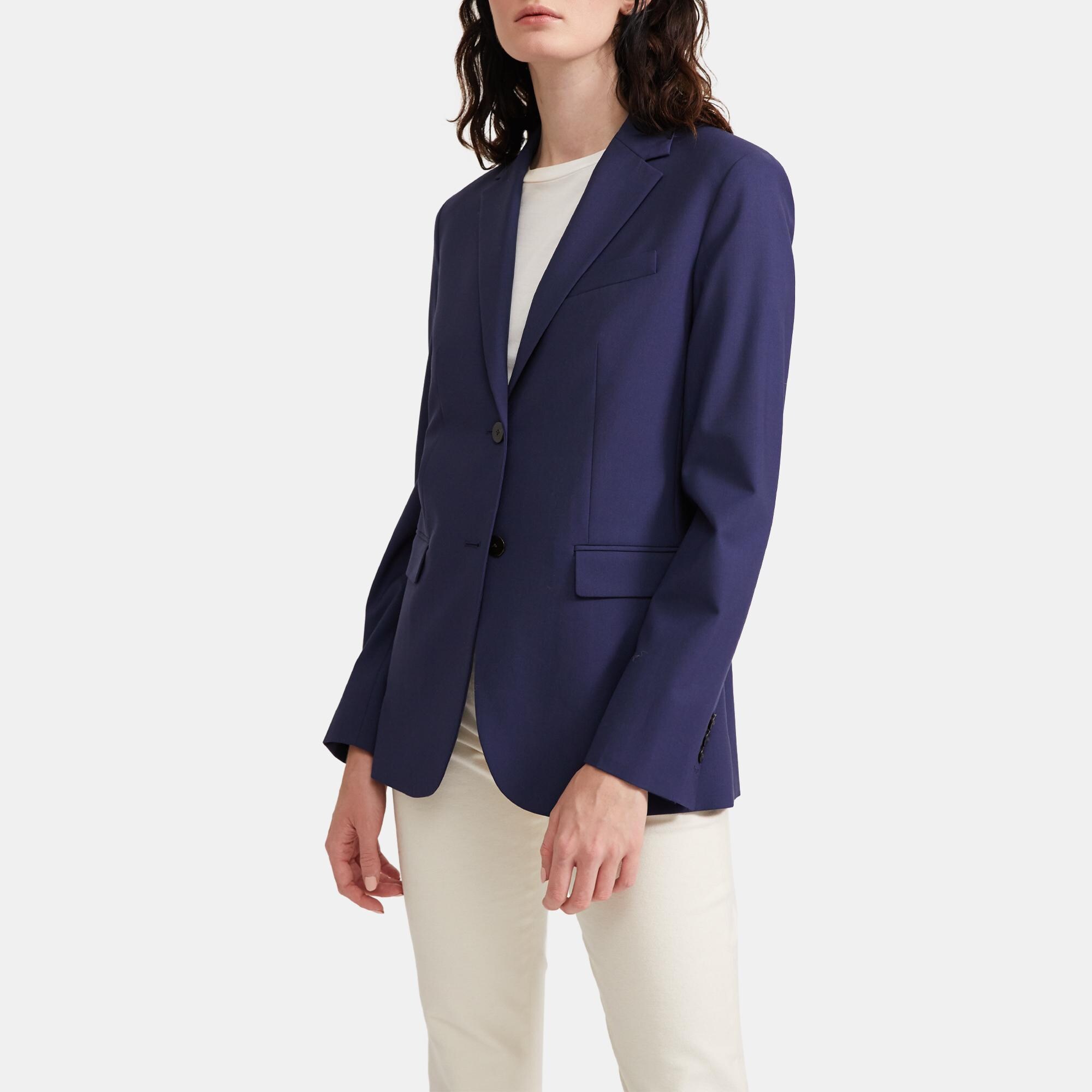 Theory Outlet Official Site | Classic Blazer in Good Wool