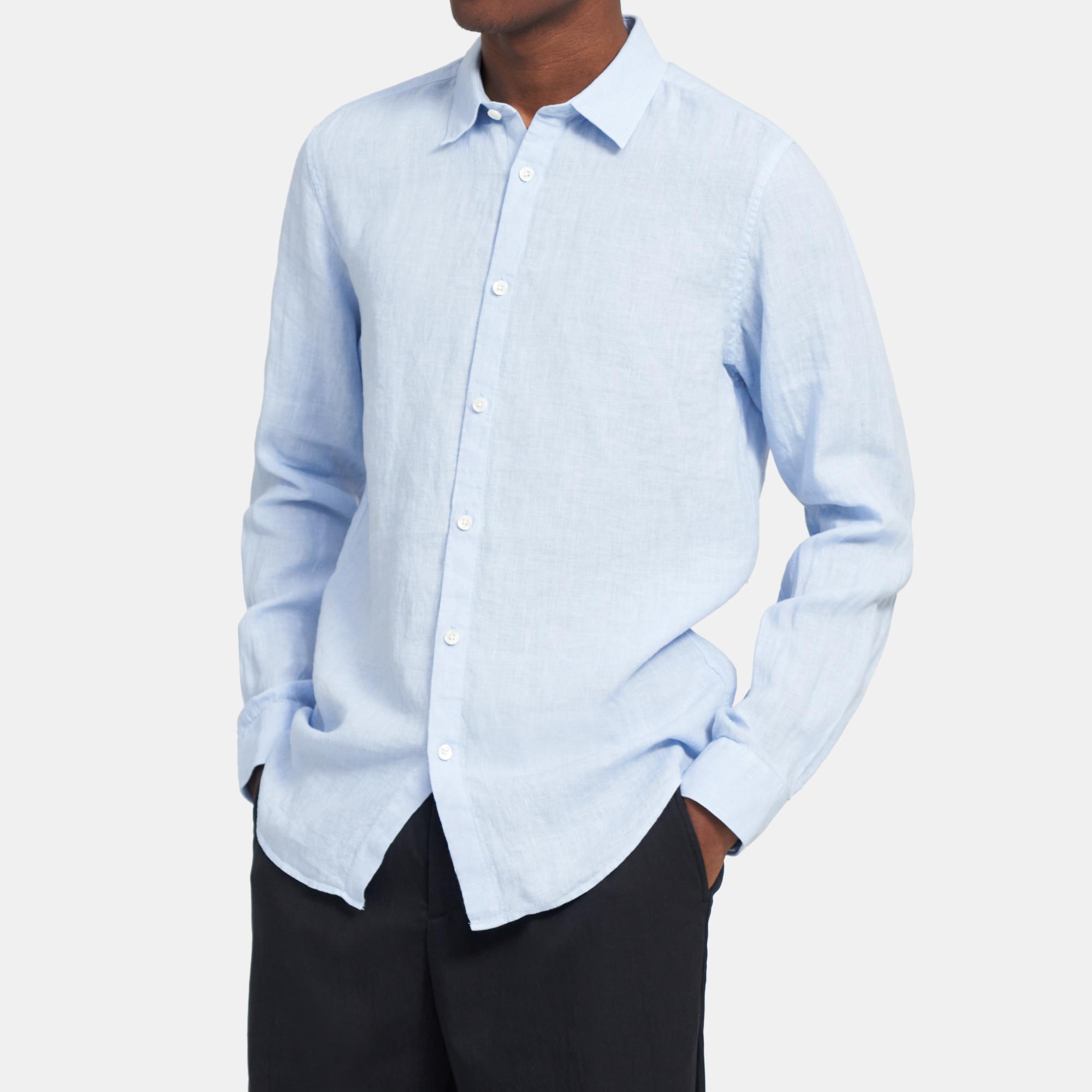 Theory Outlet Official Site | Summer Linen Irving Shirt